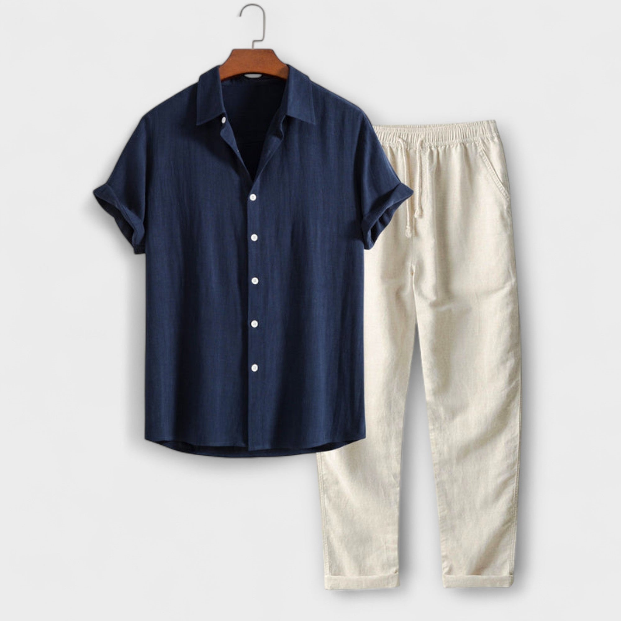 Elden™ | Linen Blend Shirt & Trousers