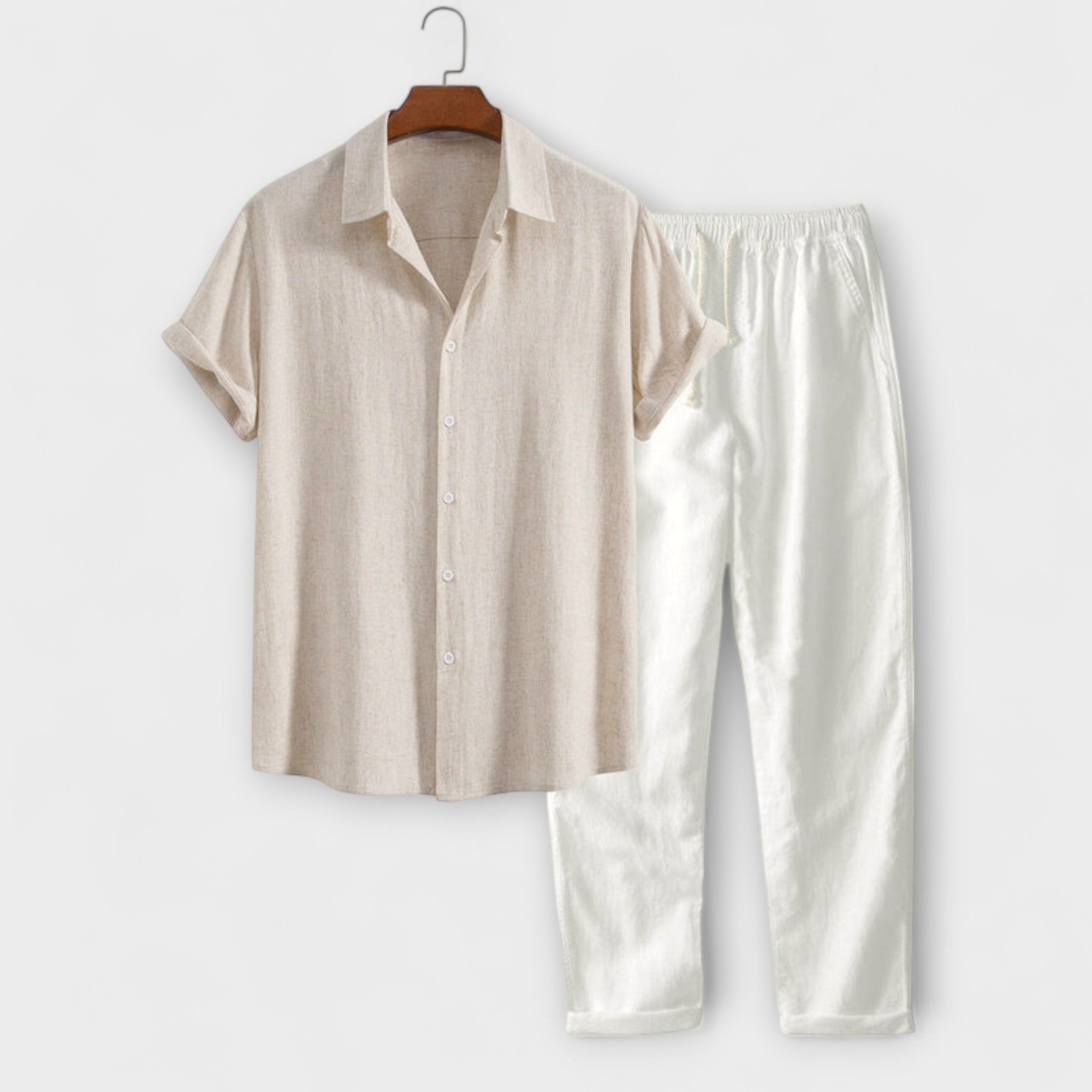 Elden™ | Linen Blend Shirt & Trousers