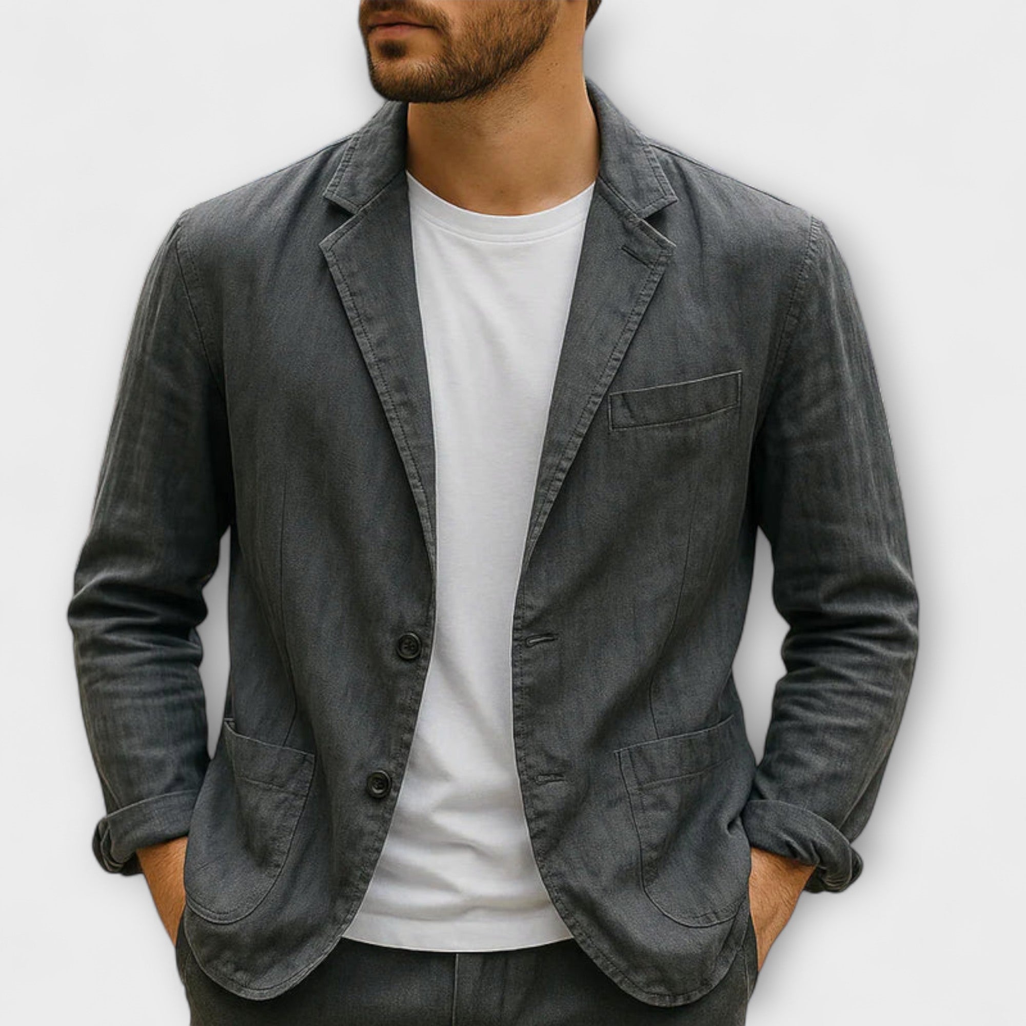 Elden™ | Linen Breeze Blazer