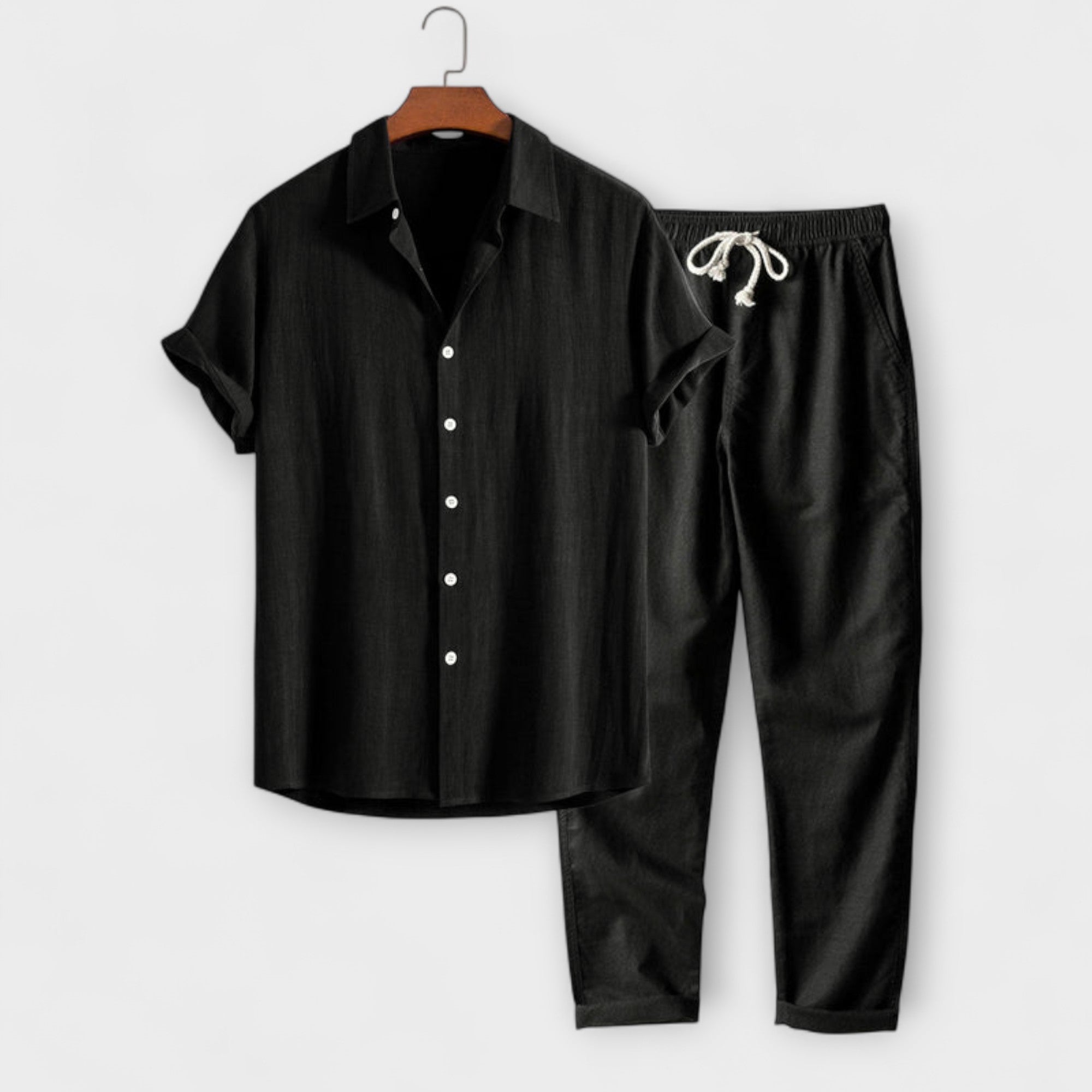 Elden™ | Linen Blend Shirt & Trousers