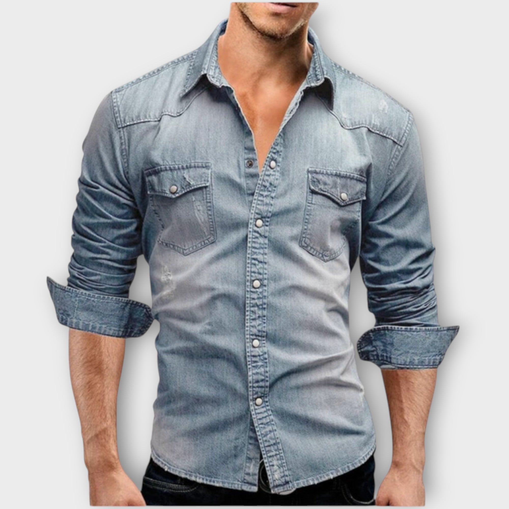 Elden™ | Modern Denim Shirt
