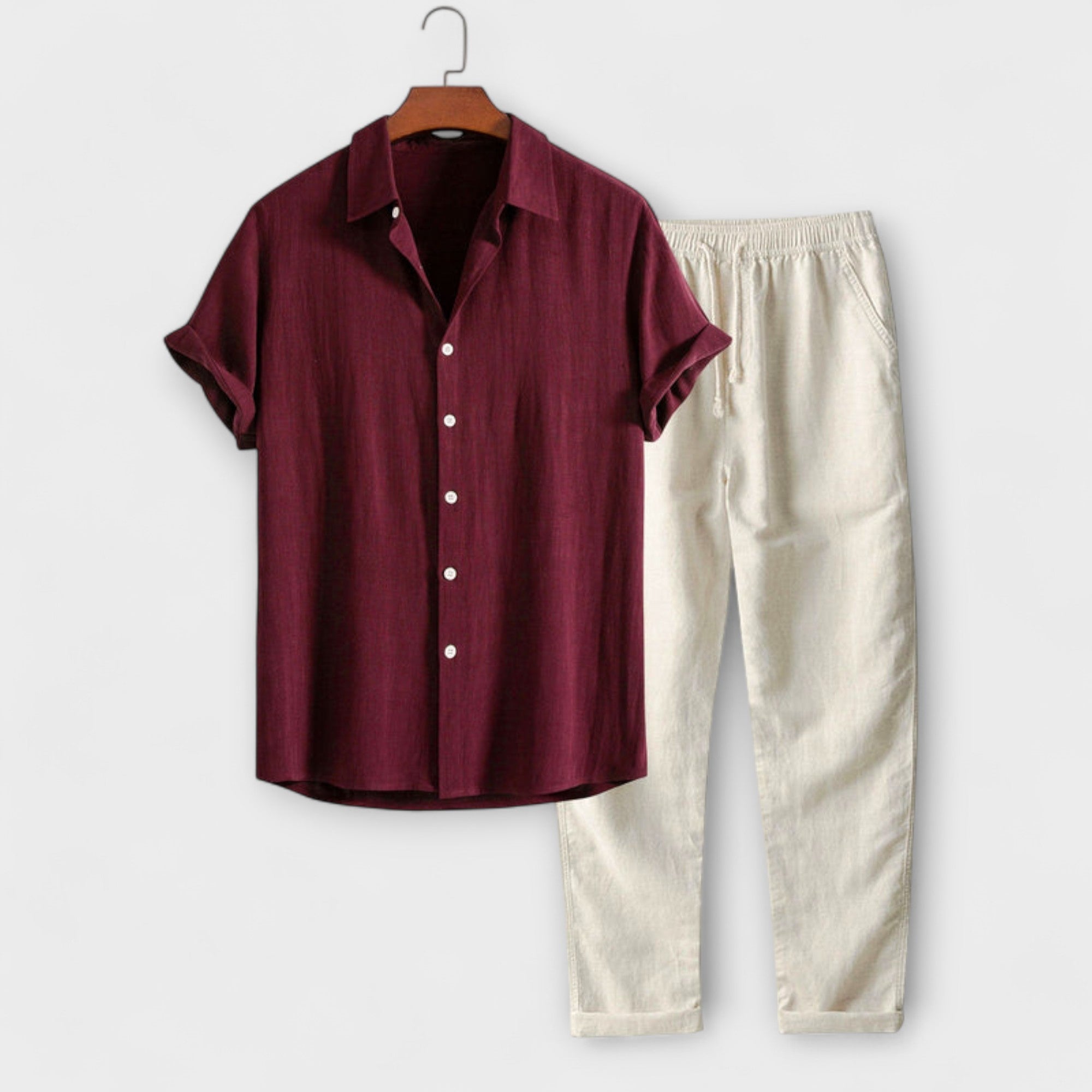 Elden™ | Linen Blend Shirt & Trousers