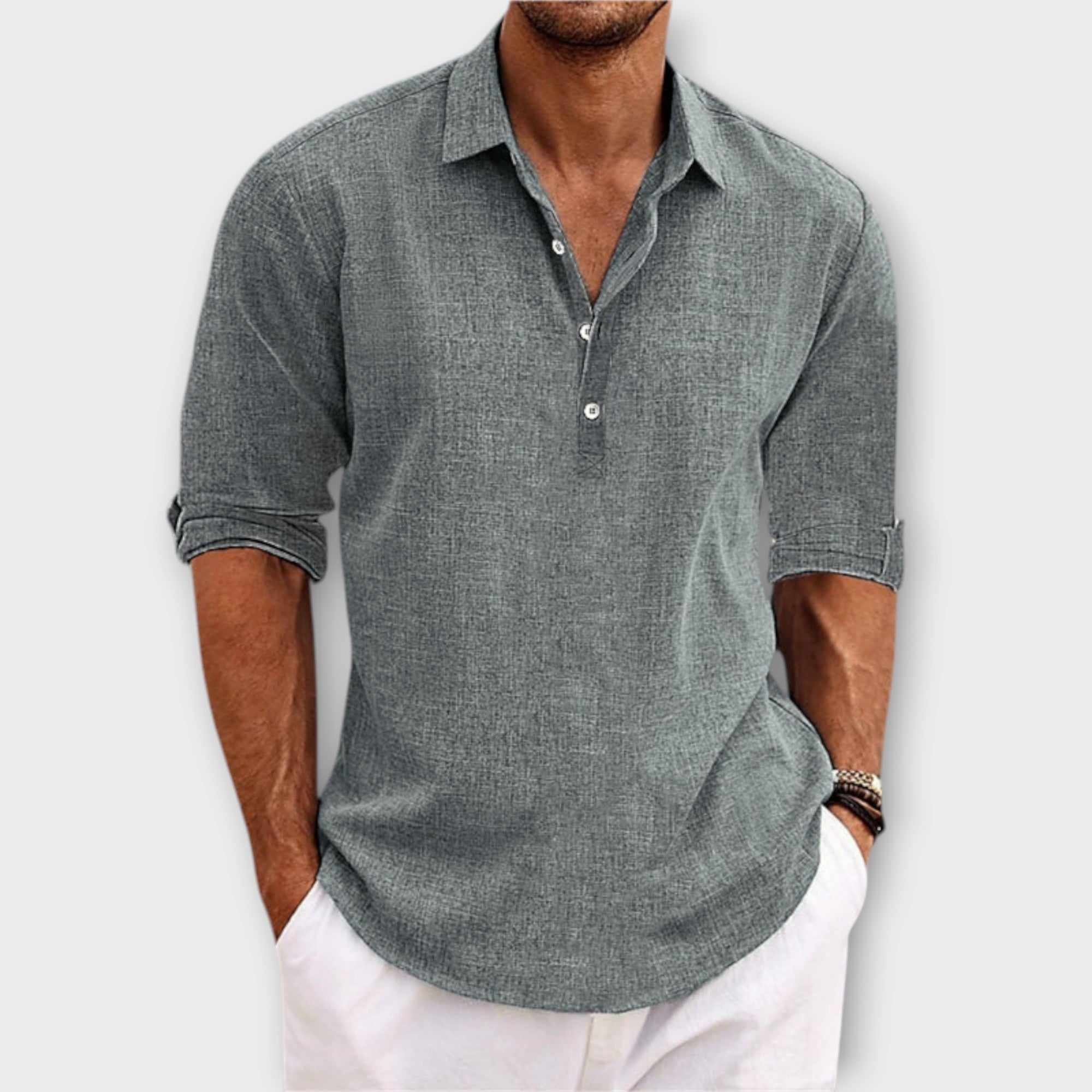 Elden™ | Comfort Cotton Linen Shirt