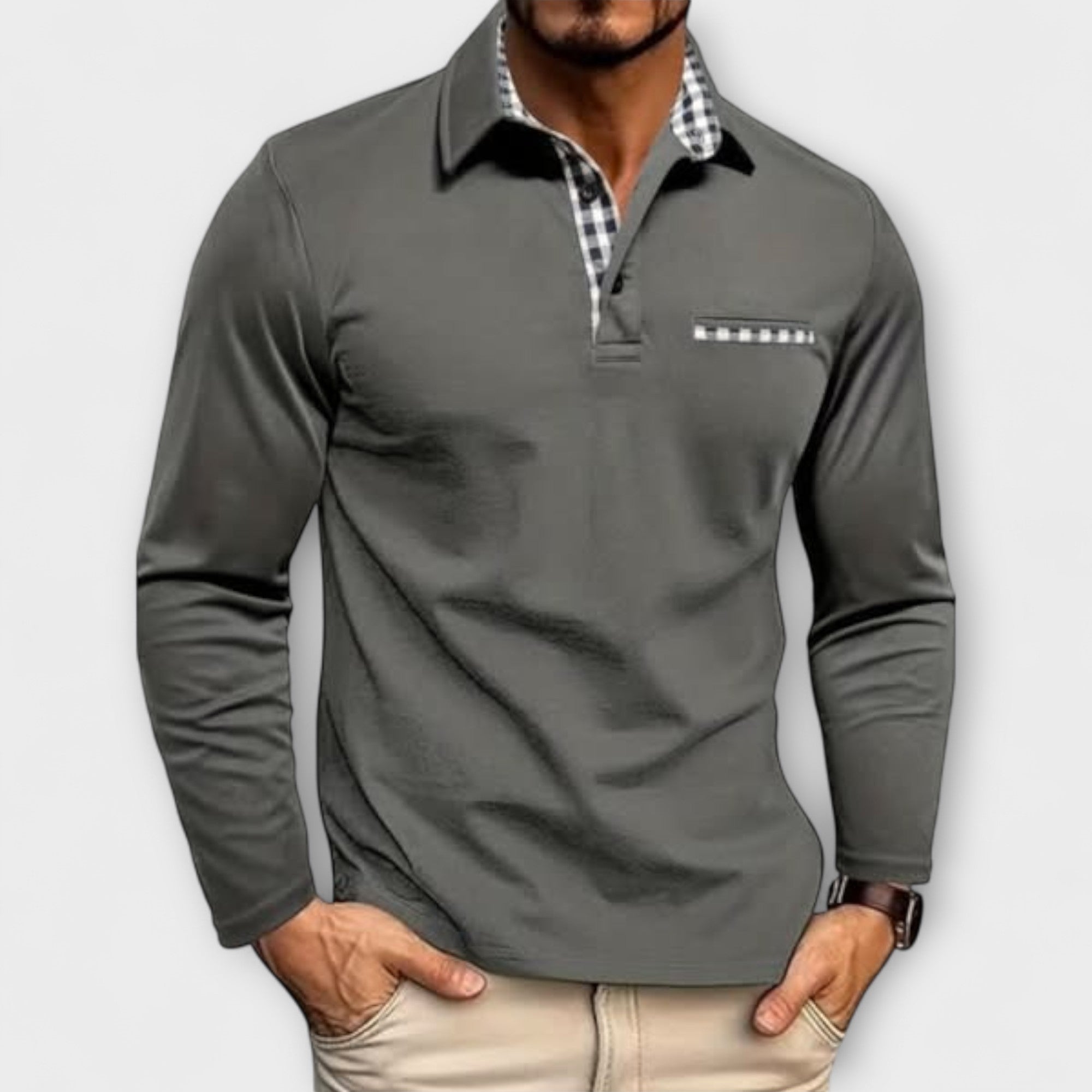 Elden™ | Long Sleeve Polo Shirt
