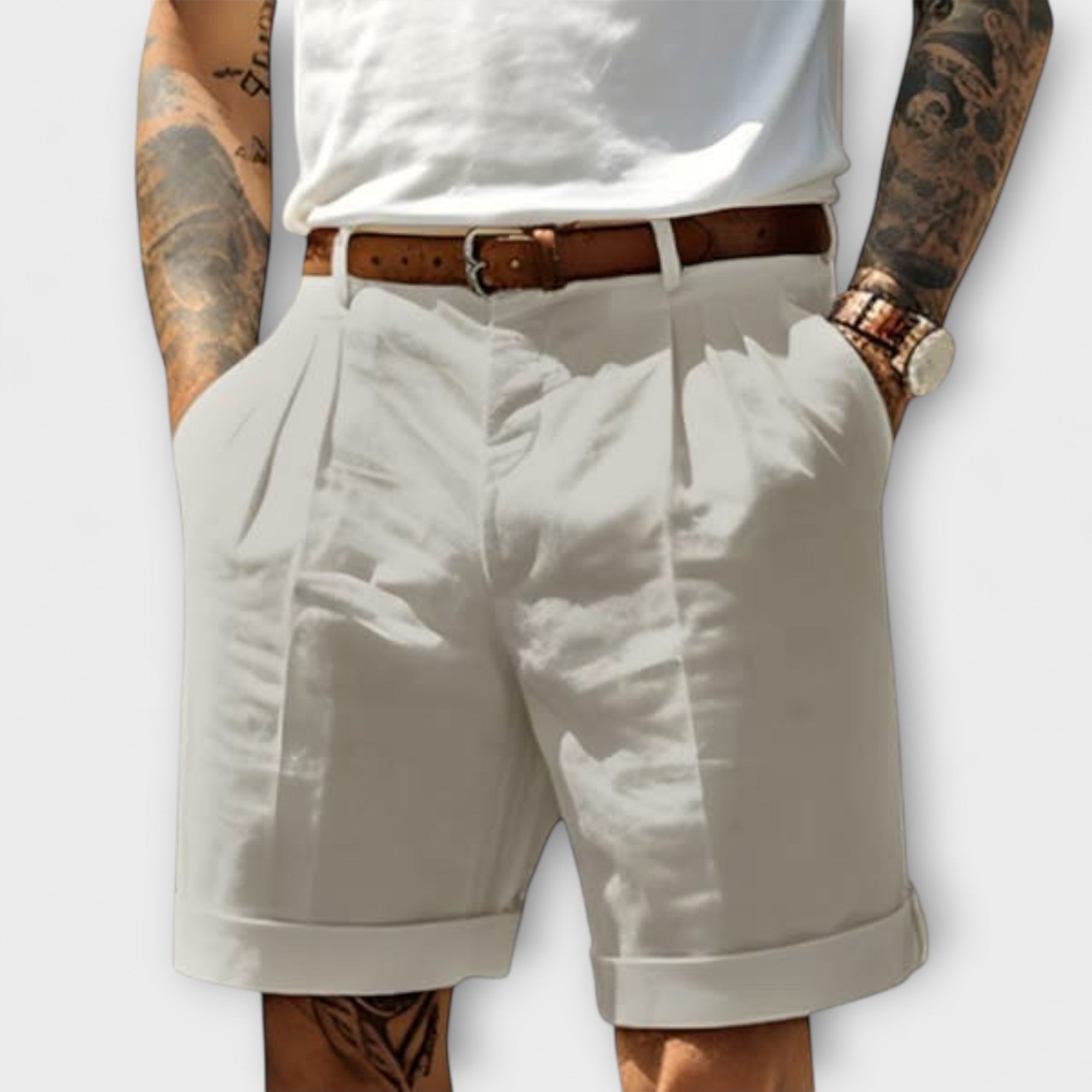 Elden™ | Elegant Cotton Bermuda Shorts