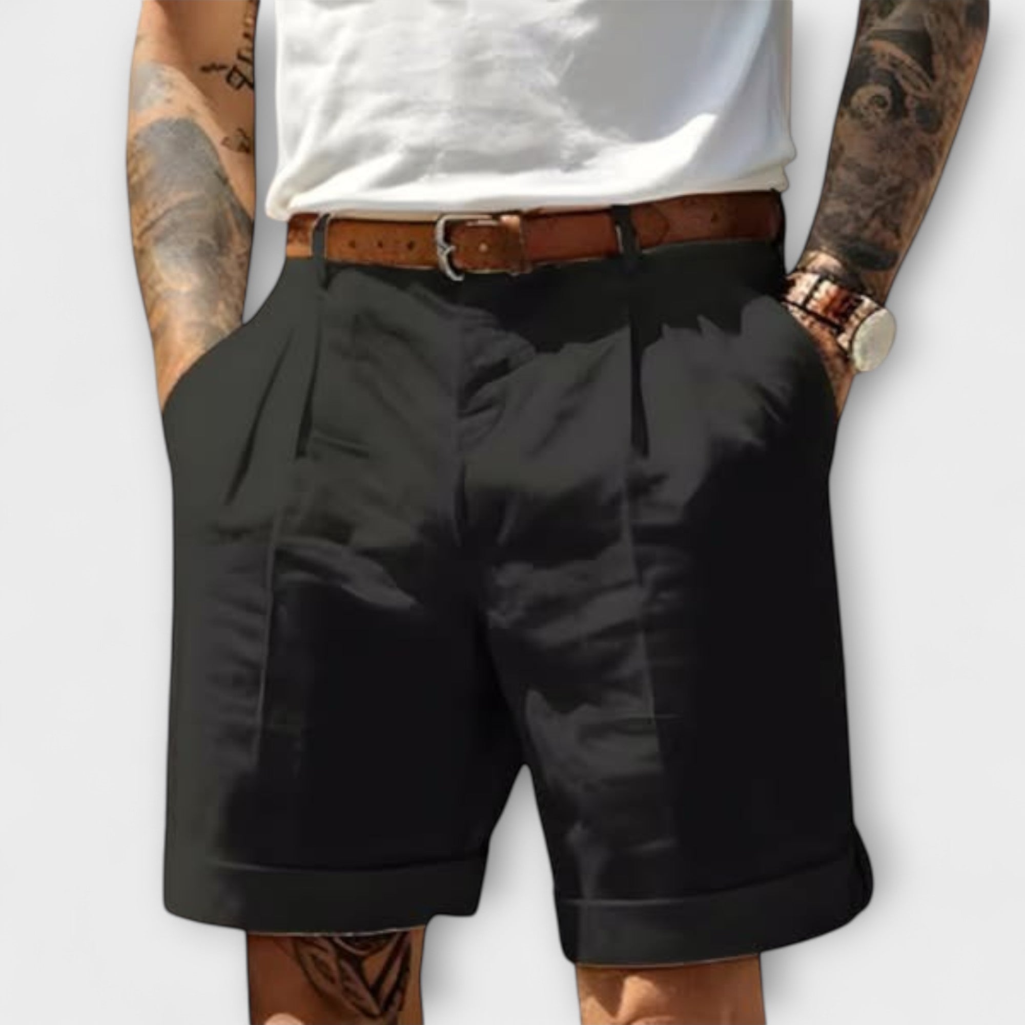 Elden™ | Elegant Cotton Bermuda Shorts
