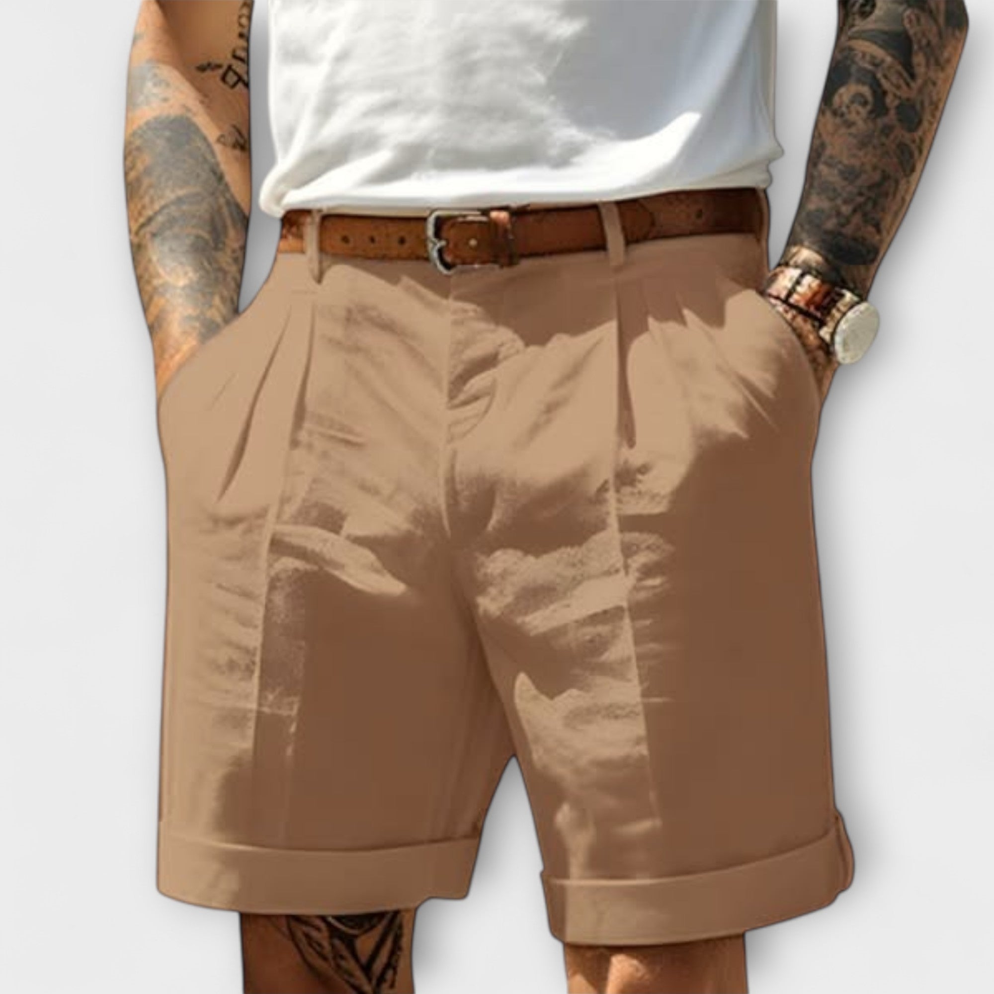 Elden™ | Elegant Cotton Bermuda Shorts