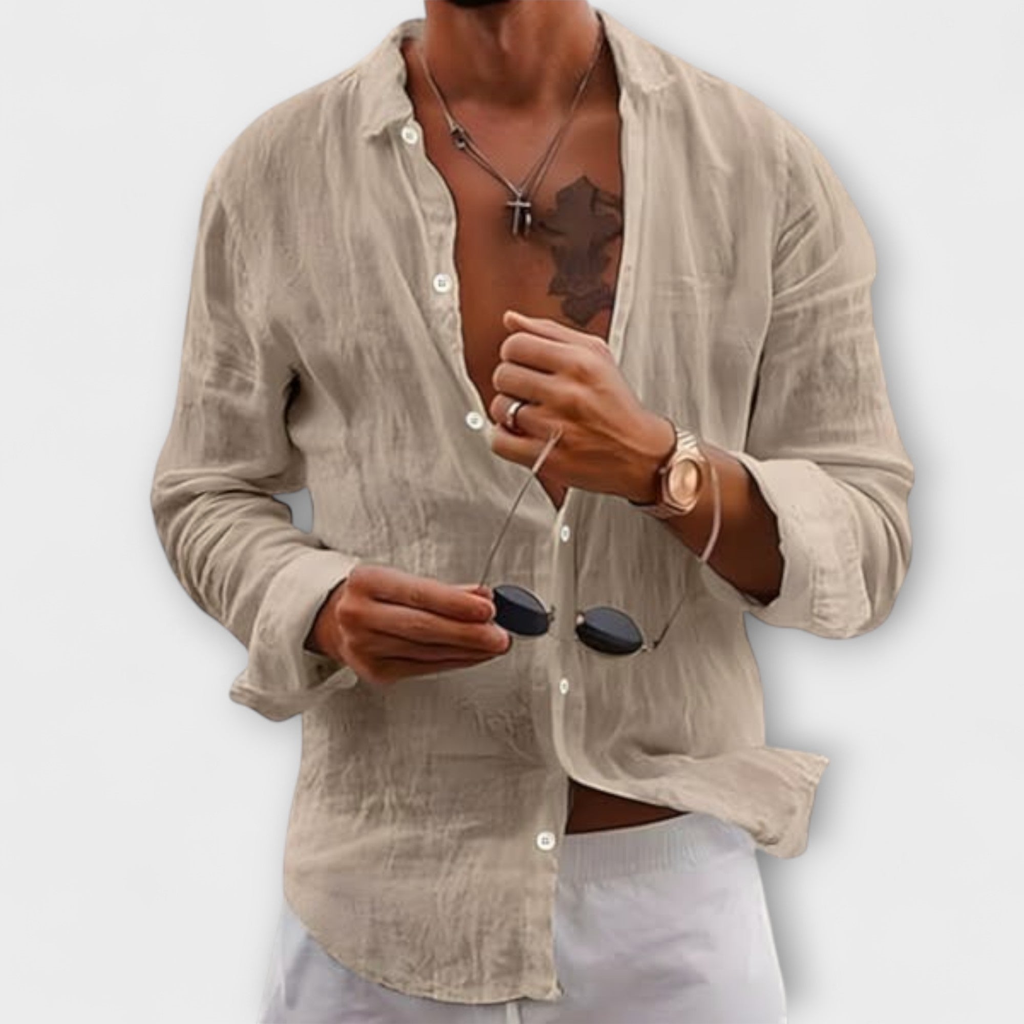 Elden™ | Natural Cotton Summer Shirt