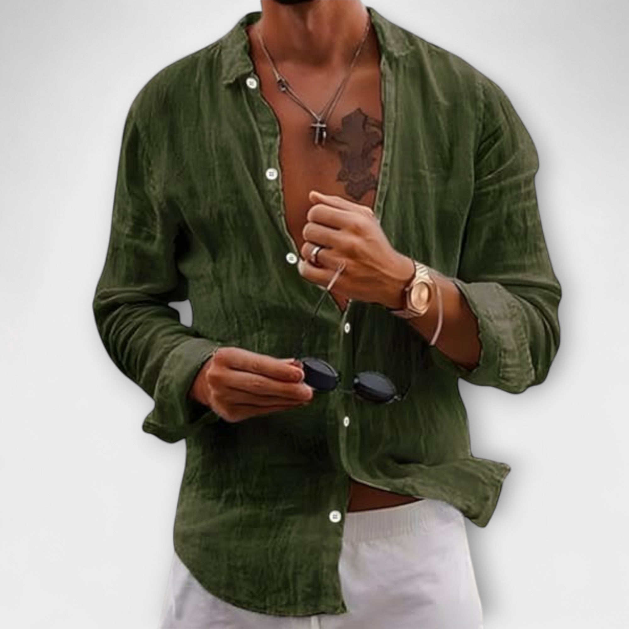 Elden™ | Natural Cotton Summer Shirt