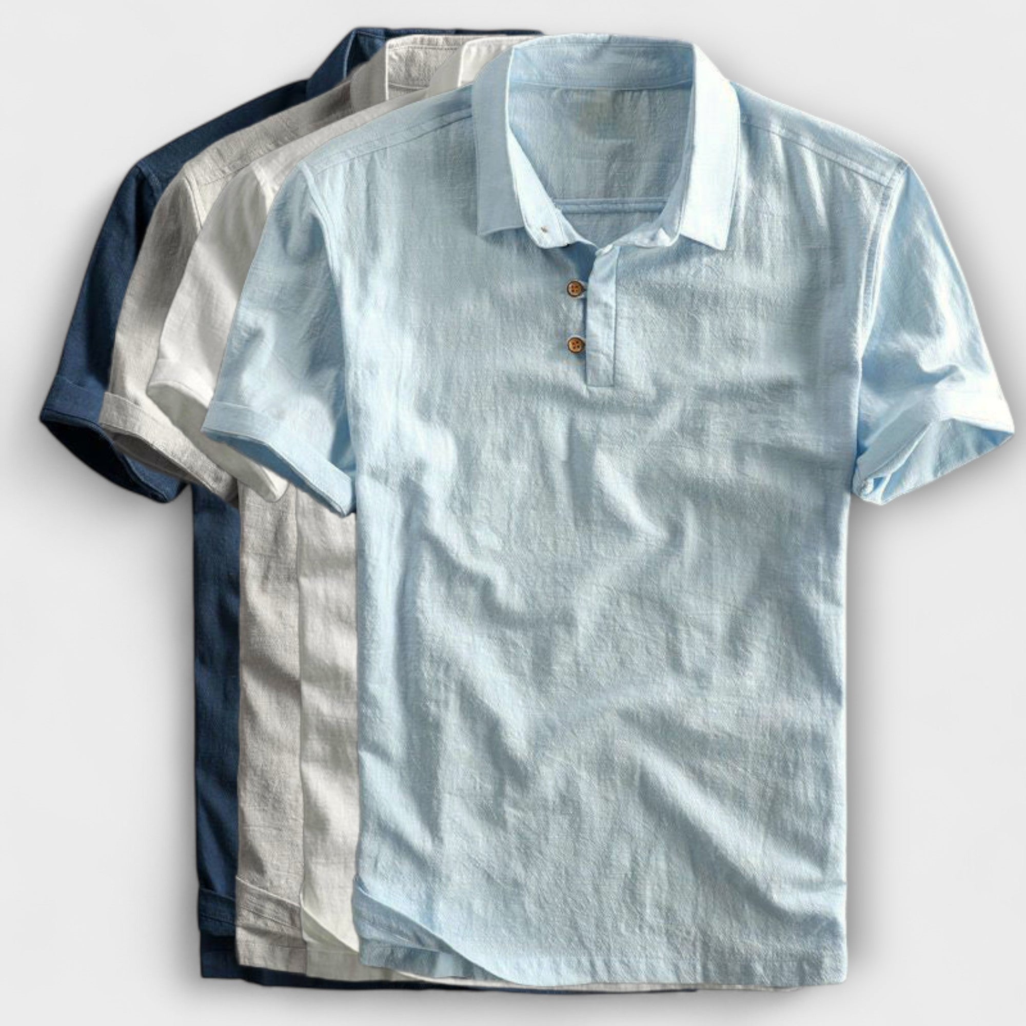 Elden™ | Cotton Linen Polo Shirt
