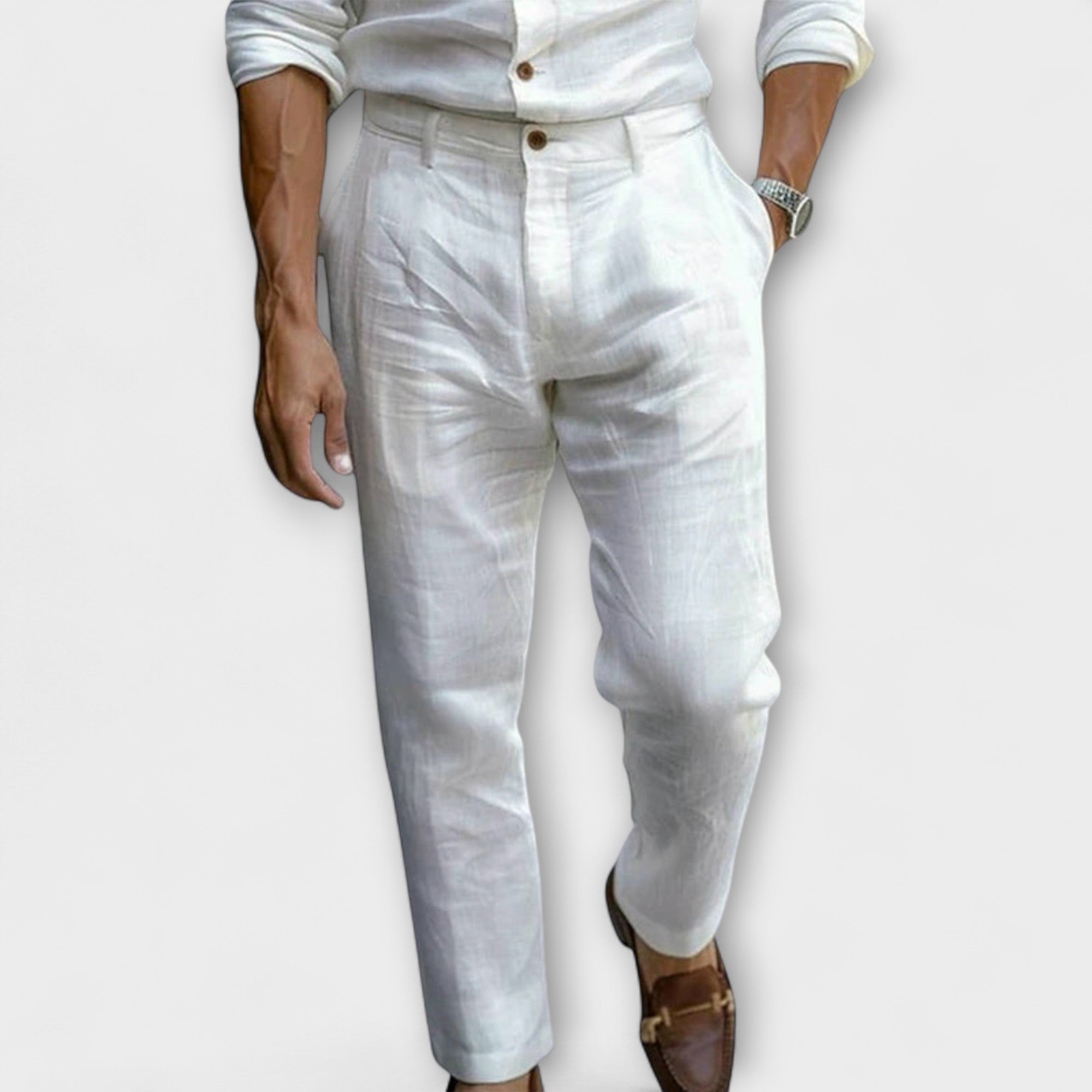Elden™ | Elegant Linen Trousers