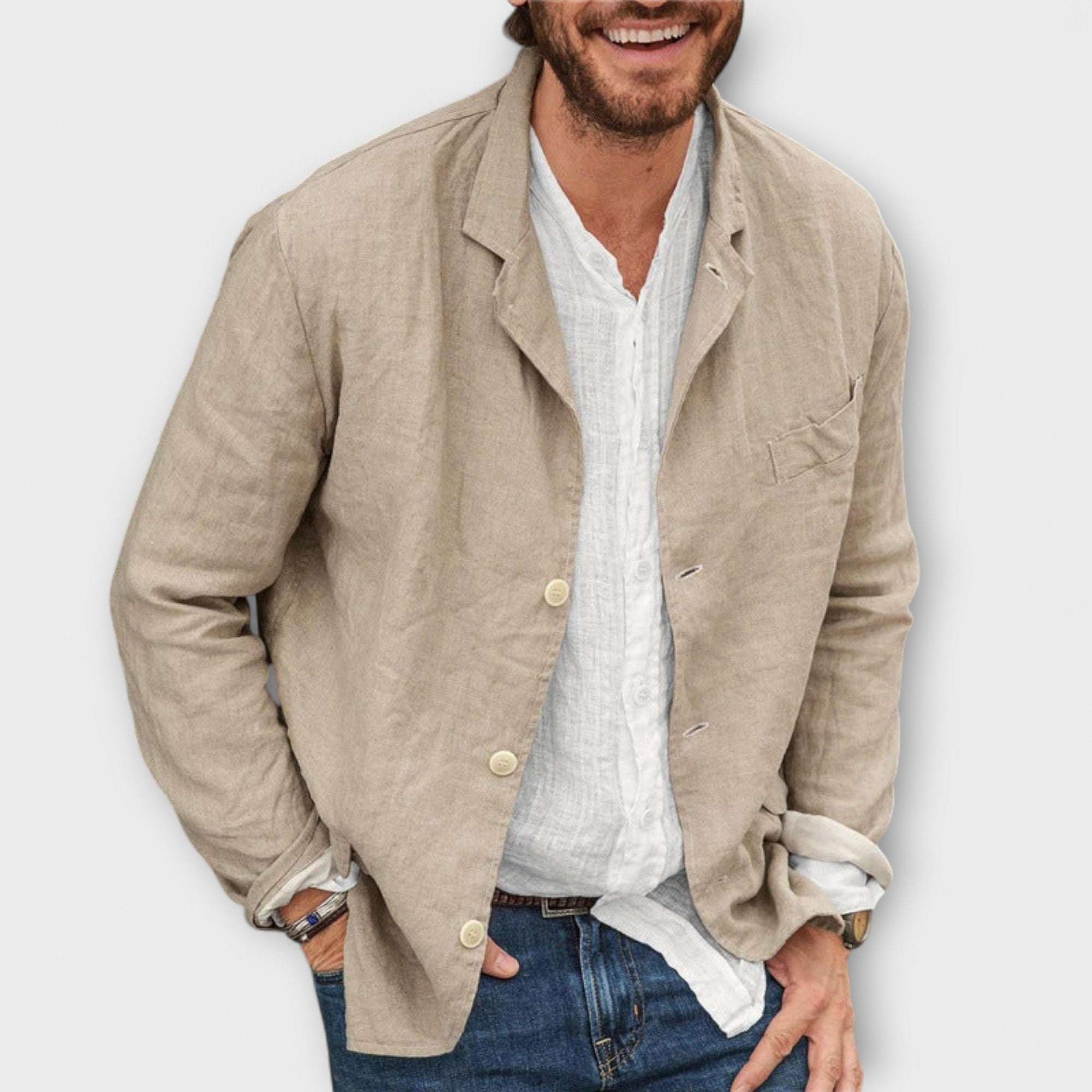 Elden™ | Lightweight Linen Jacket
