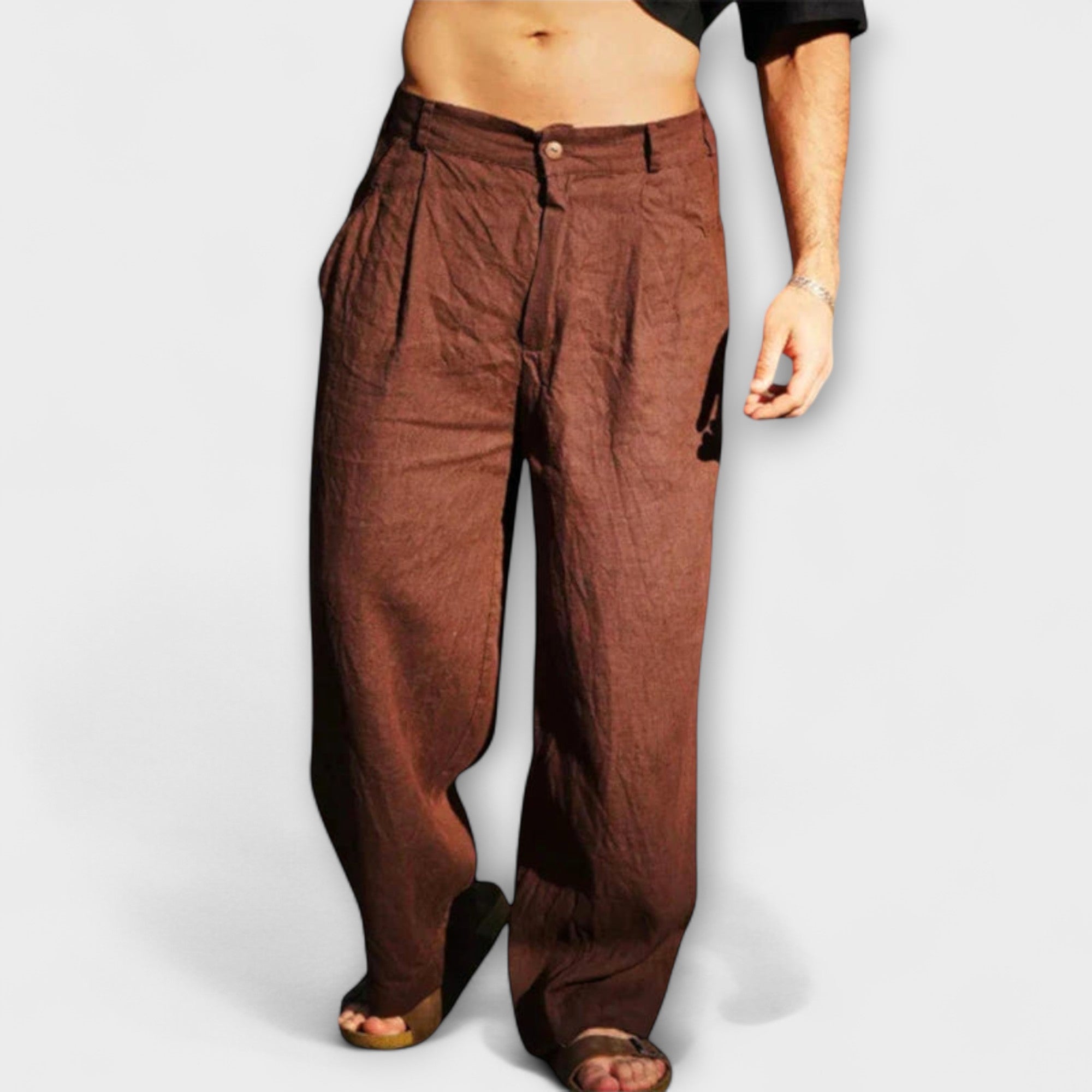 Elden™ | Linen Wide Leg Trousers