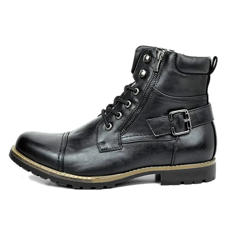 Elden™ | Leather Lace-Up Boots