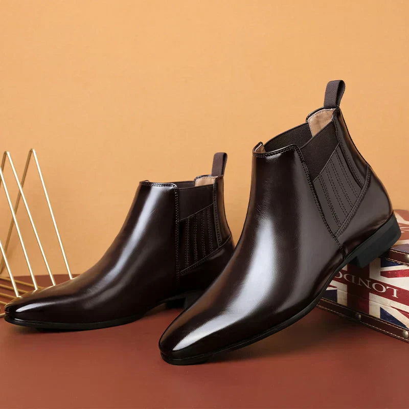 Elden™ | Faux Leather Ankle Boots