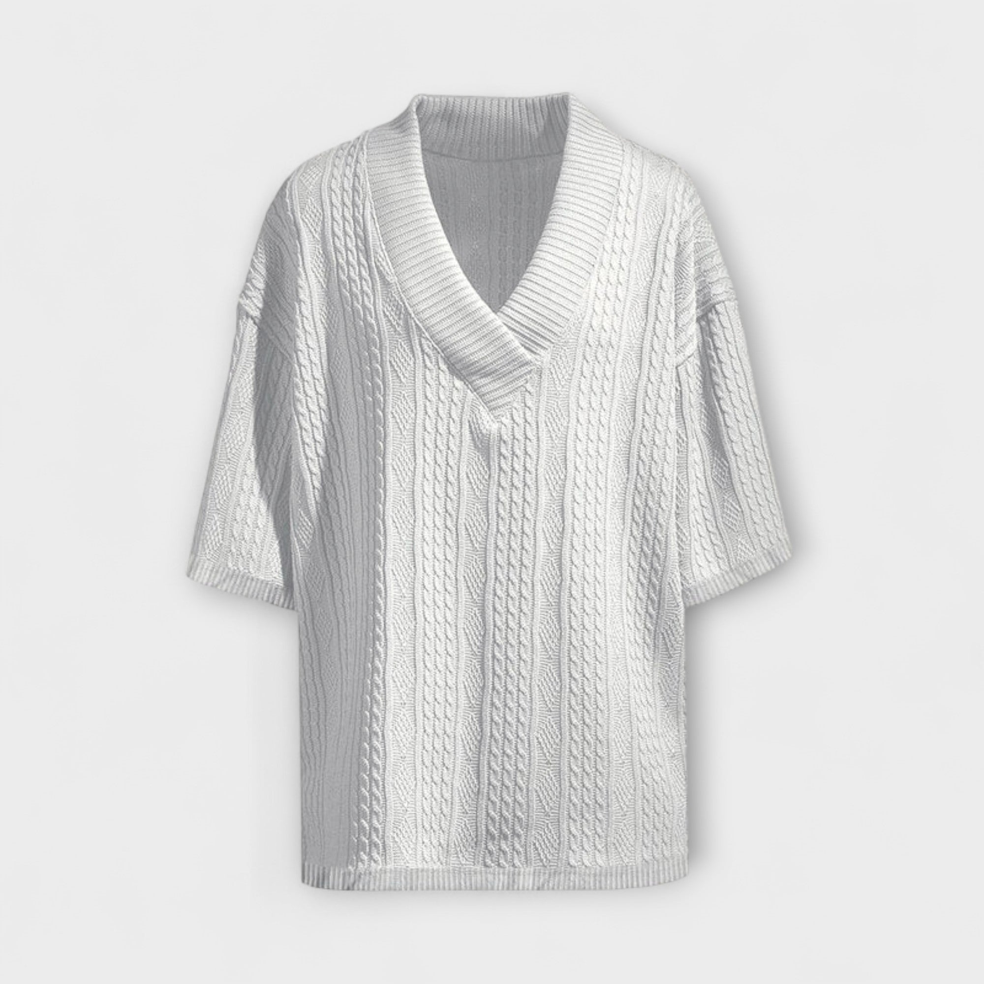 Elden™ | Cable Knit Casual T-Shirt
