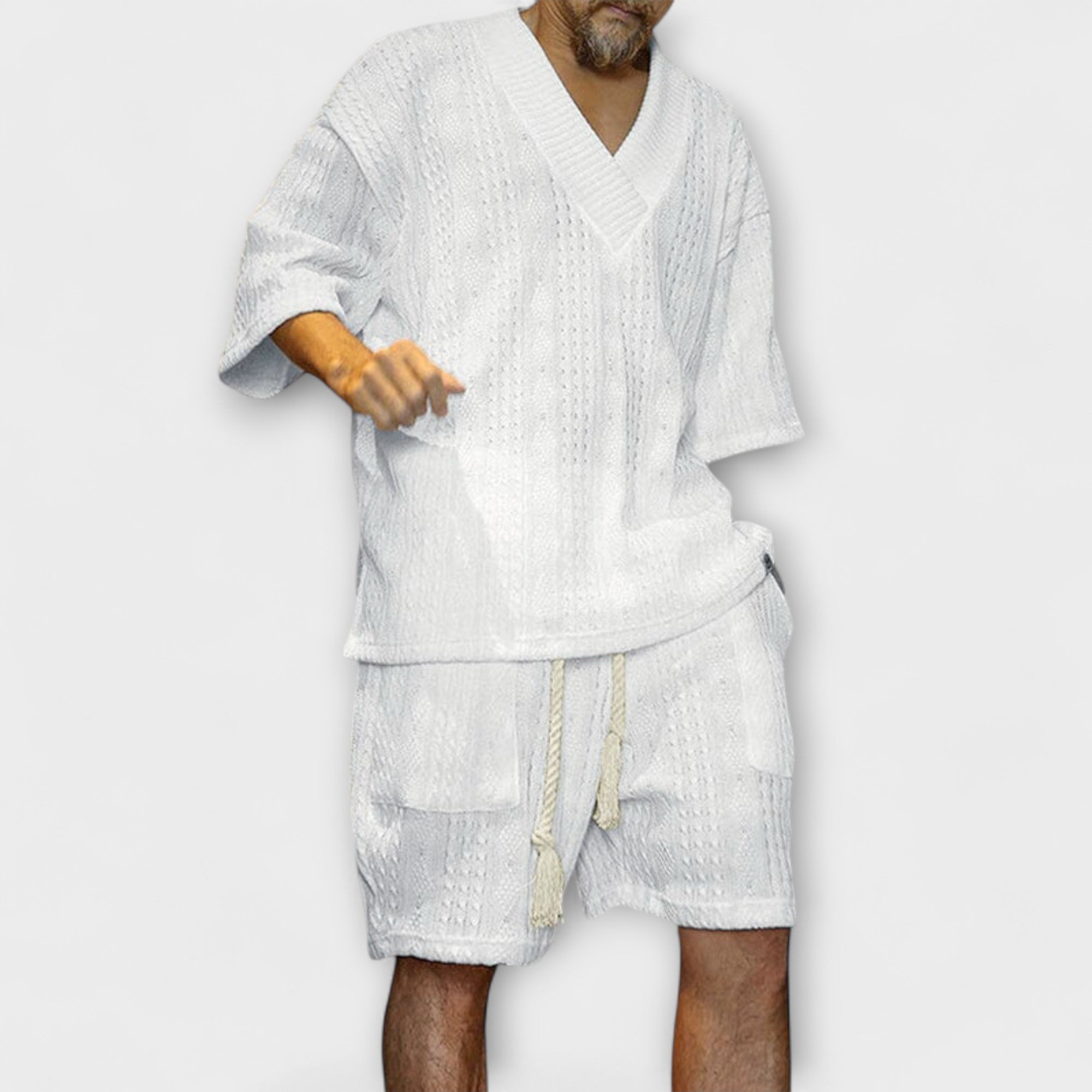 Elden™ | Cable Knit Casual T-Shirt