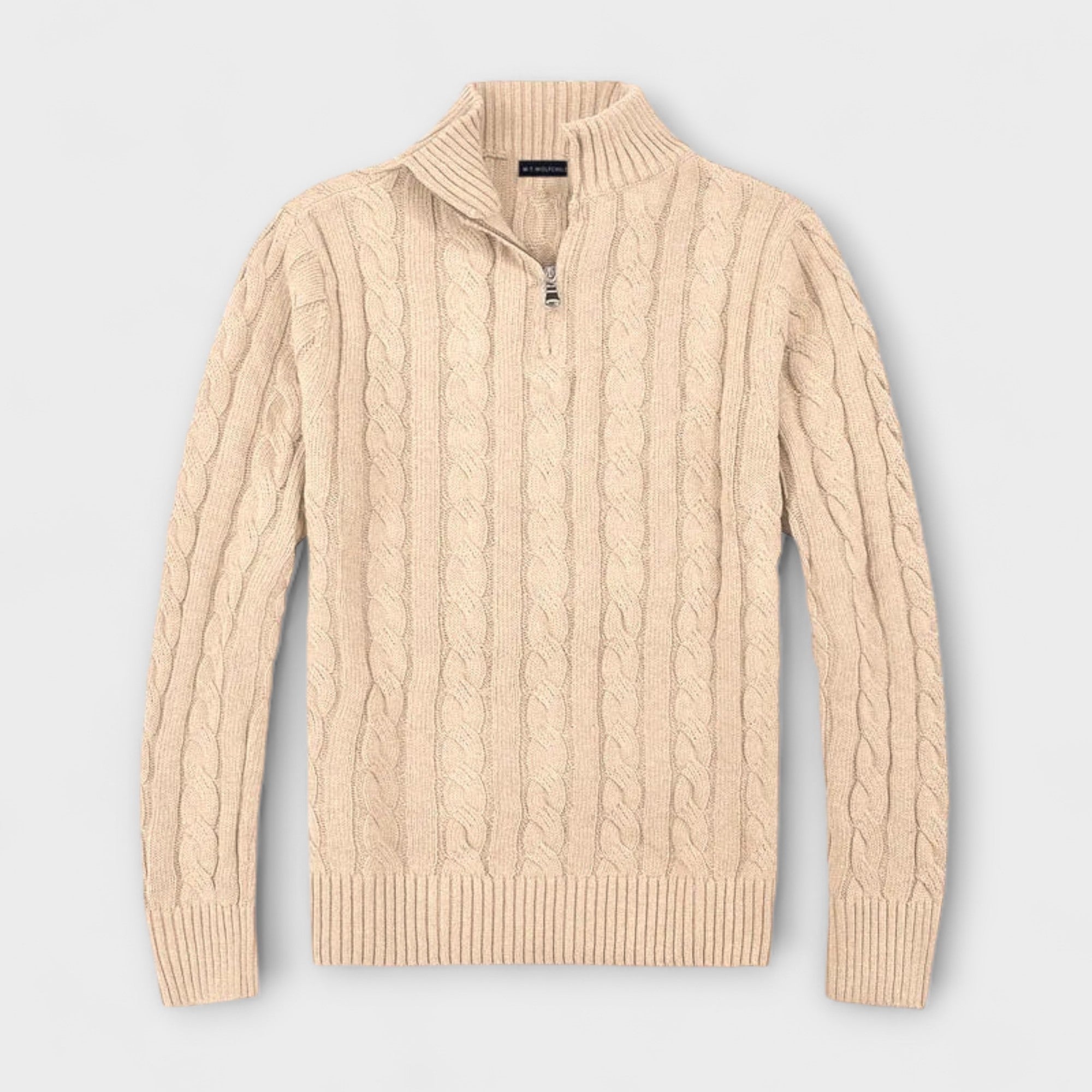 Elden™ | Elegant Demi-Zip Jumper