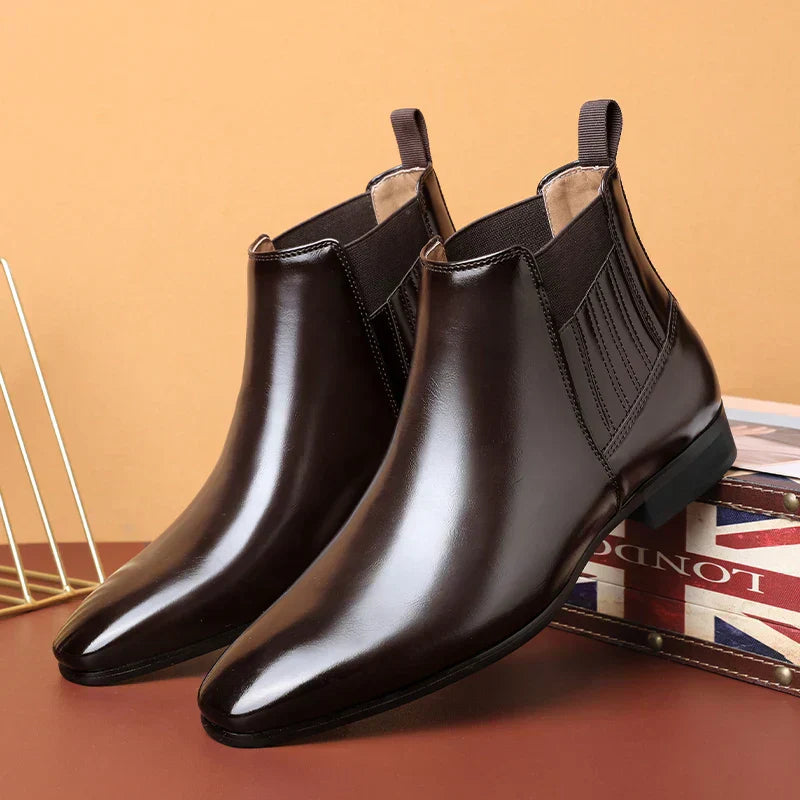 Elden™ | Faux Leather Ankle Boots