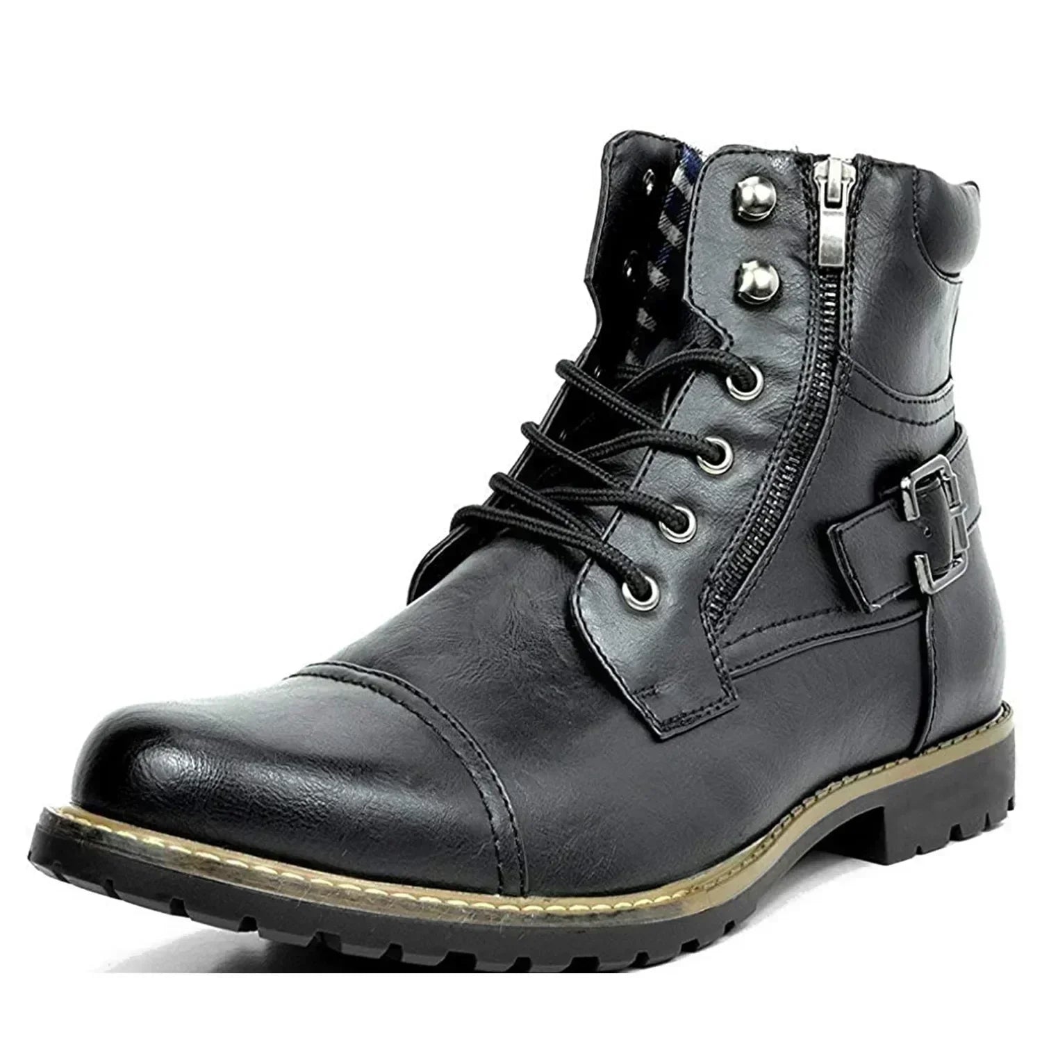 Elden™ | Leather Lace-Up Boots
