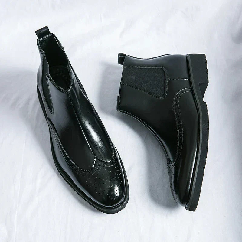 Elden™ | Faux Leather Chelsea Boots