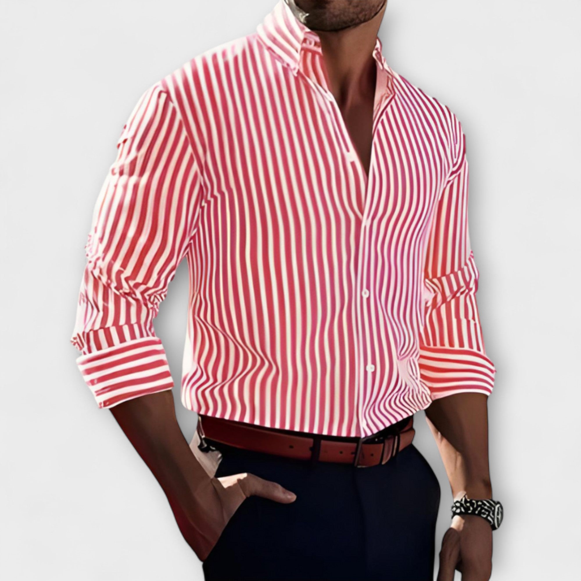 Elden™ | Striped Cotton Shirt