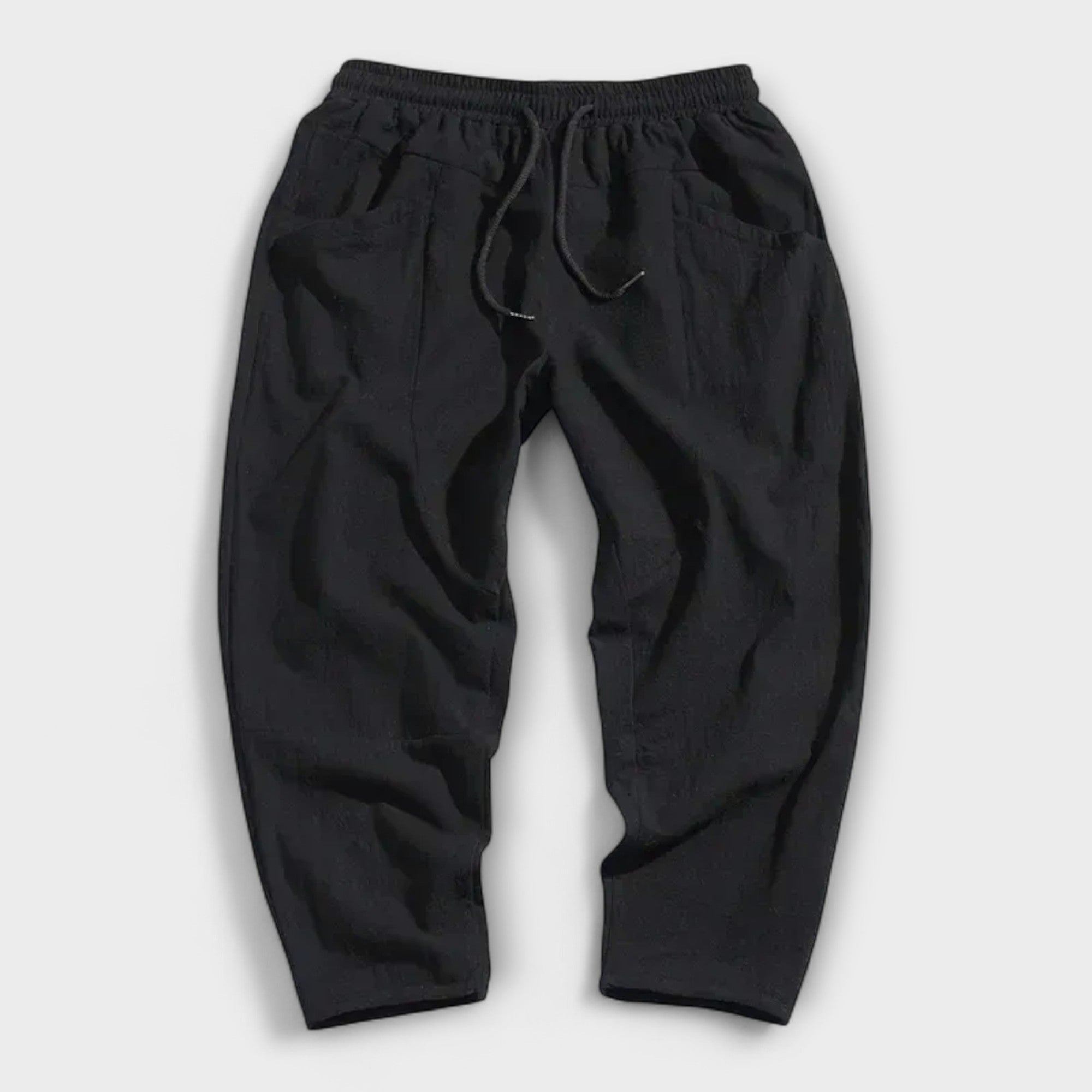 Elden™ | Linen Tapered Cropped Trousers