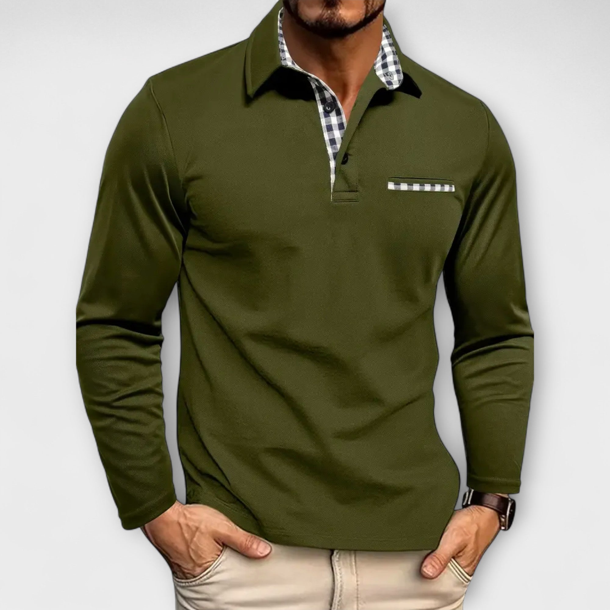 Elden™ | Tailored Long Sleeve Polo