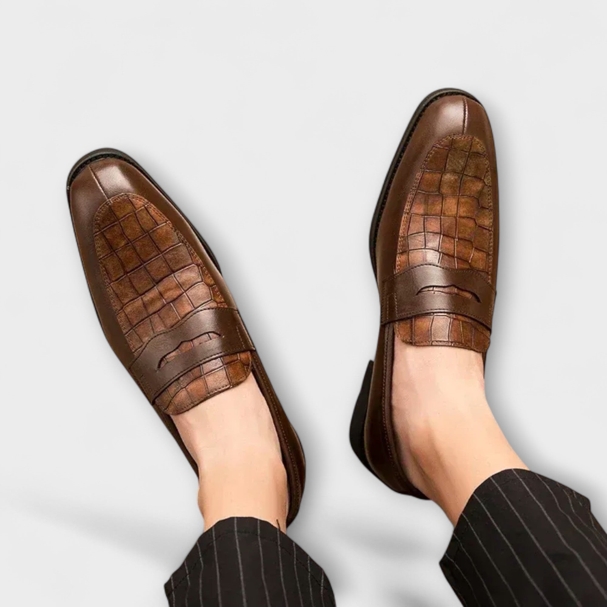 Elden™ | Crocodile Loafers