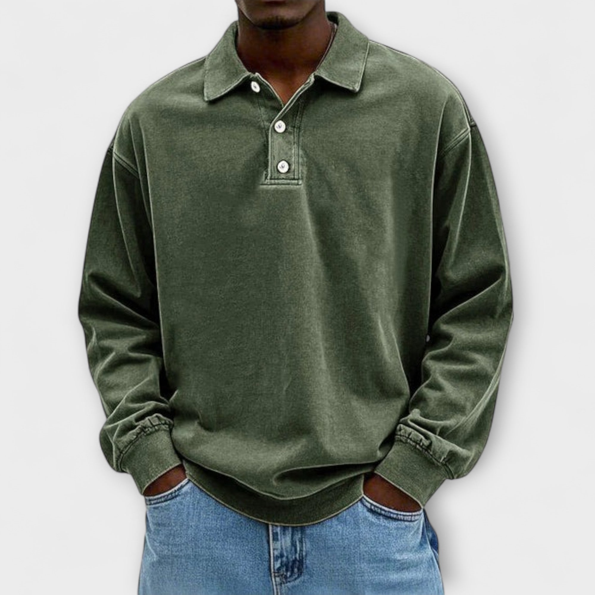 Elden™ | Vintage Cotton Long Sleeve Shirt