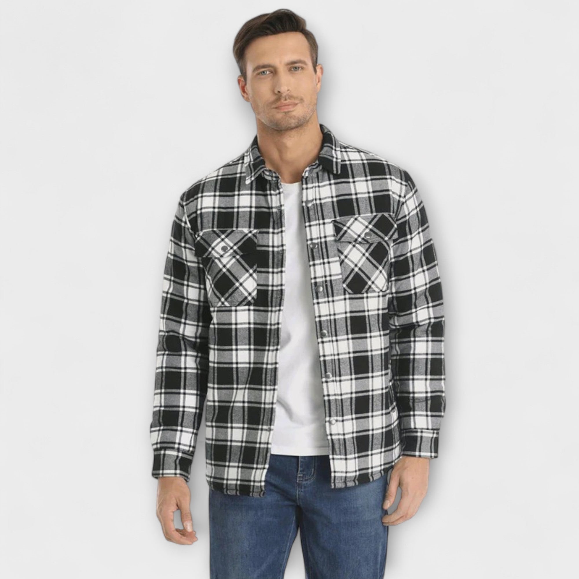 Elden™ | Striped Flannel Jacket