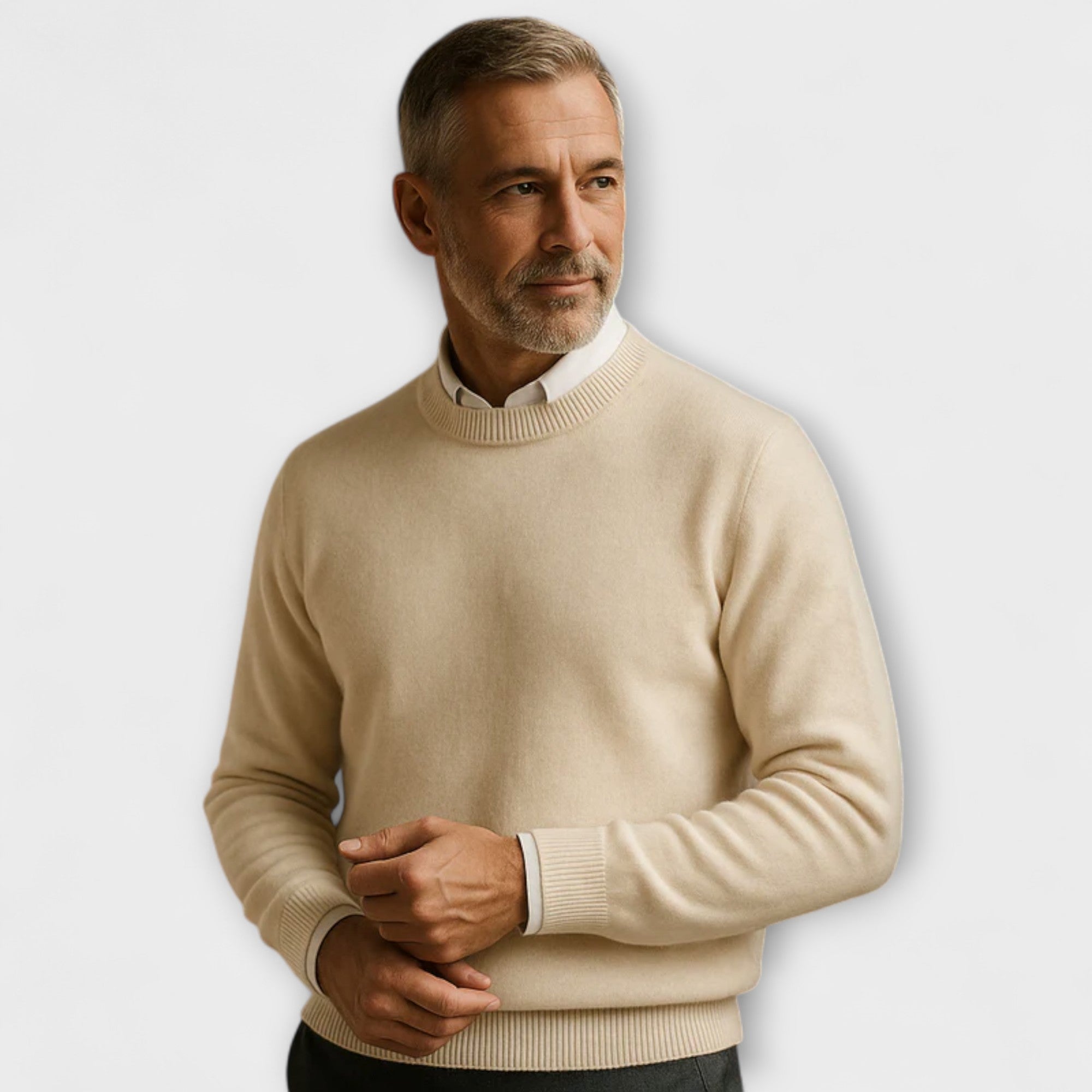 Elden™ | Cashmere Mock-Neck Sweater