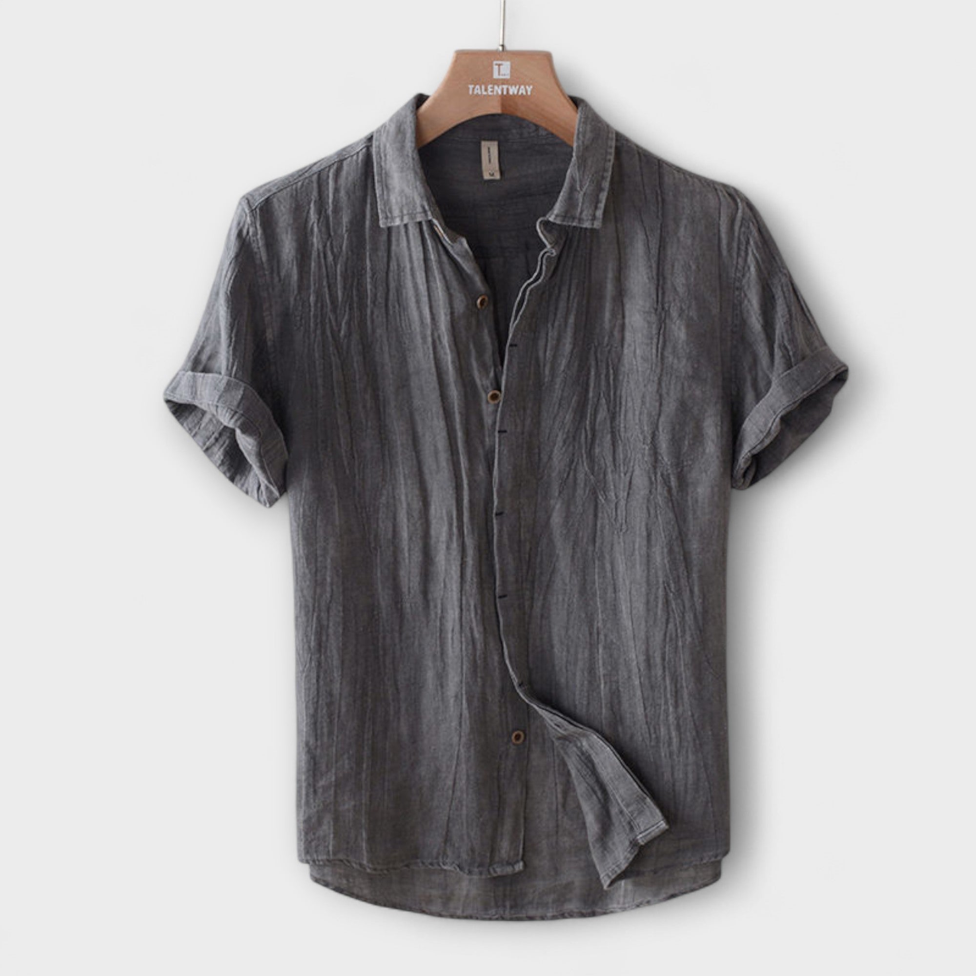 Elden™ | Merlot Linen Shirt