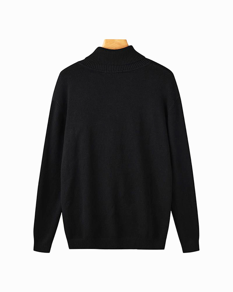JANGSAN Merino Wool Turtleneck