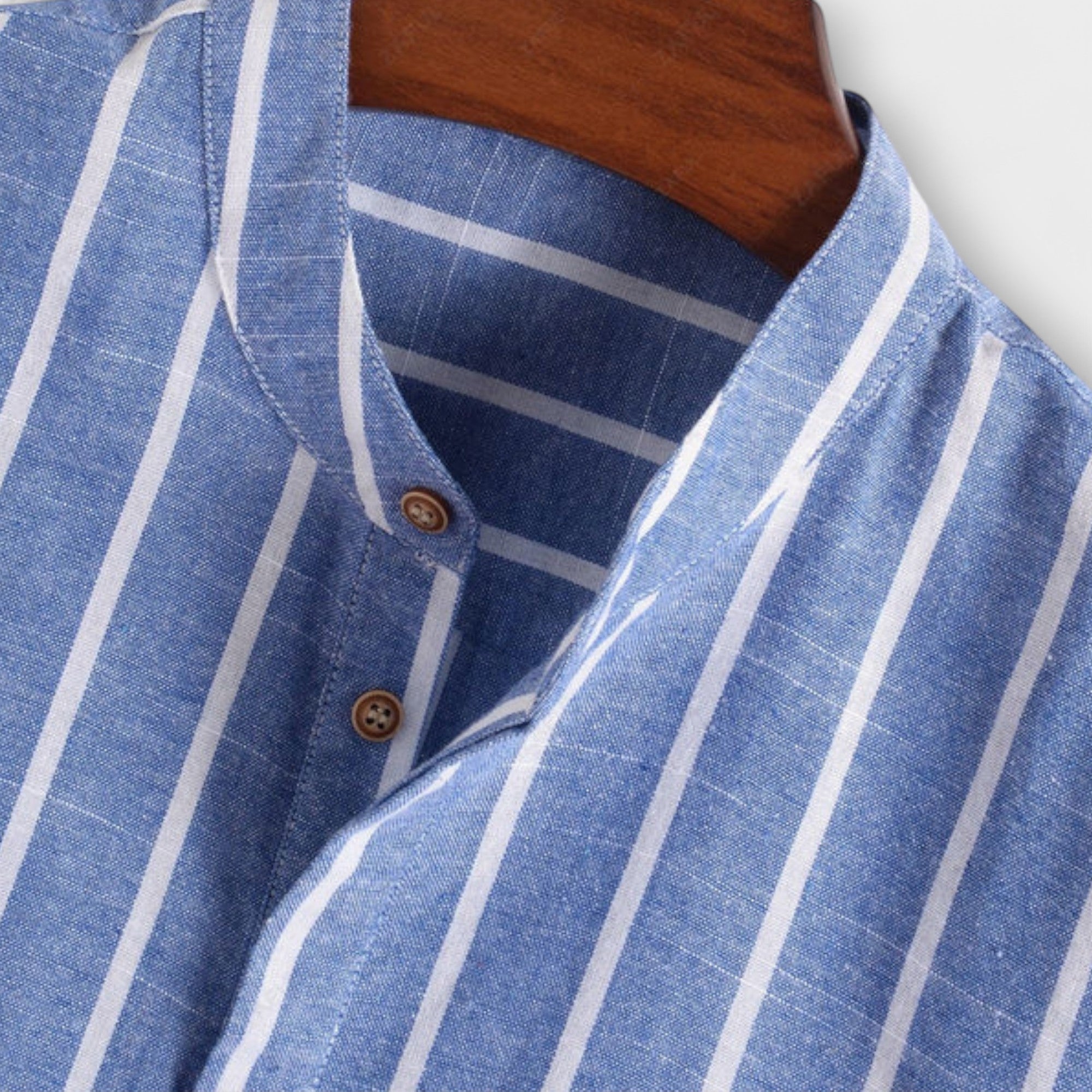 Elden™ | Linen Striped Shirt & Shorts