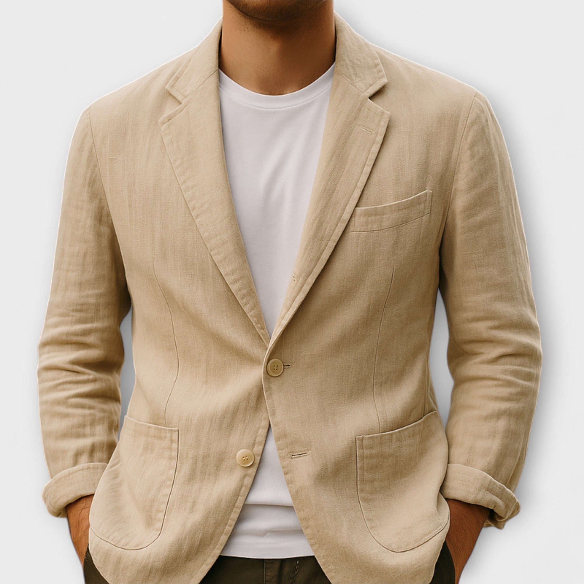 Elden™ | Linen Breeze Blazer