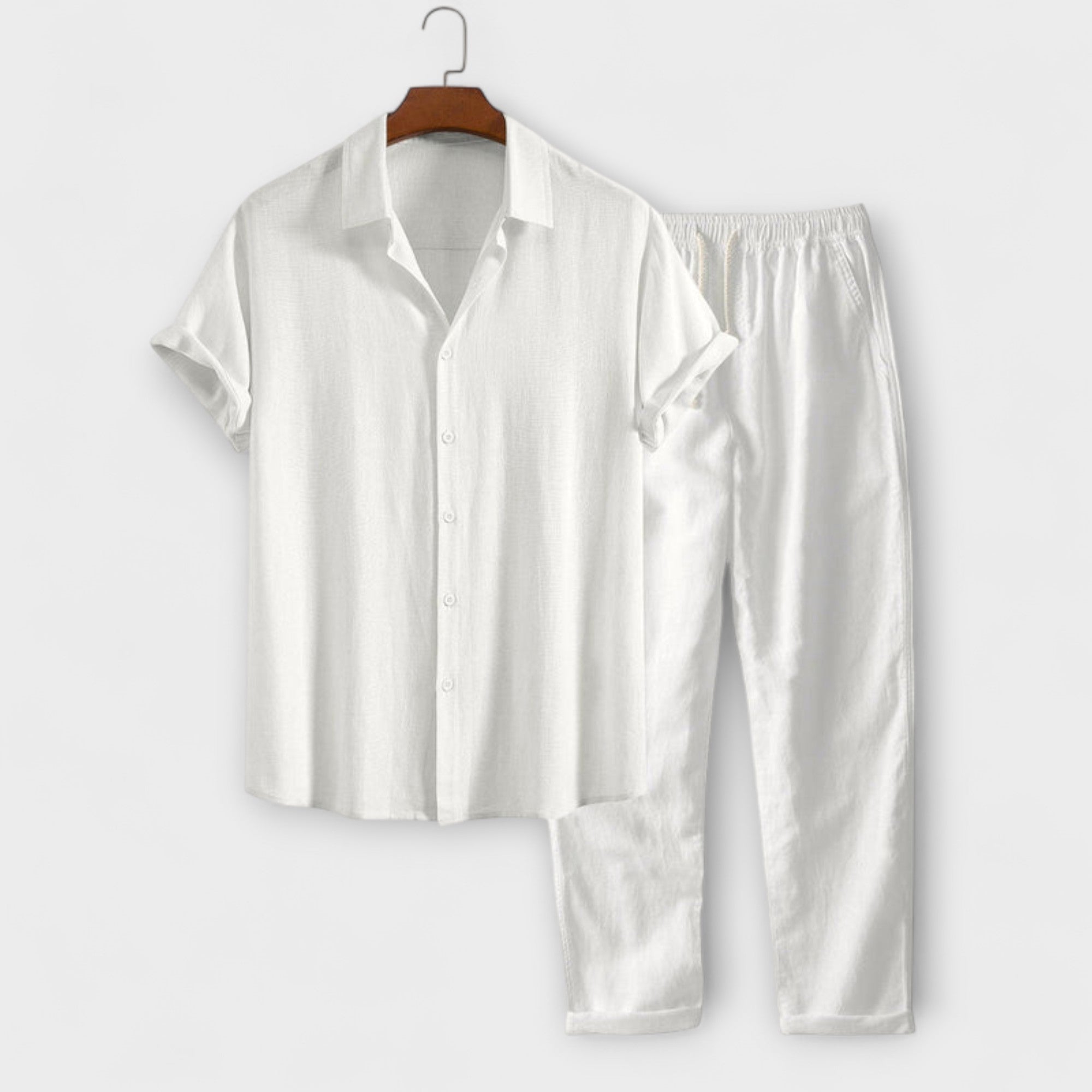 Elden™ | Linen Blend Shirt & Trousers