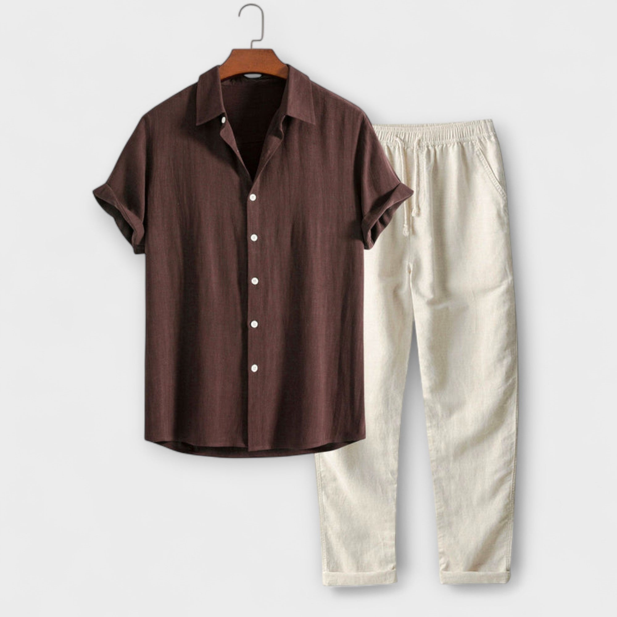 Elden™ | Linen Blend Shirt & Trousers