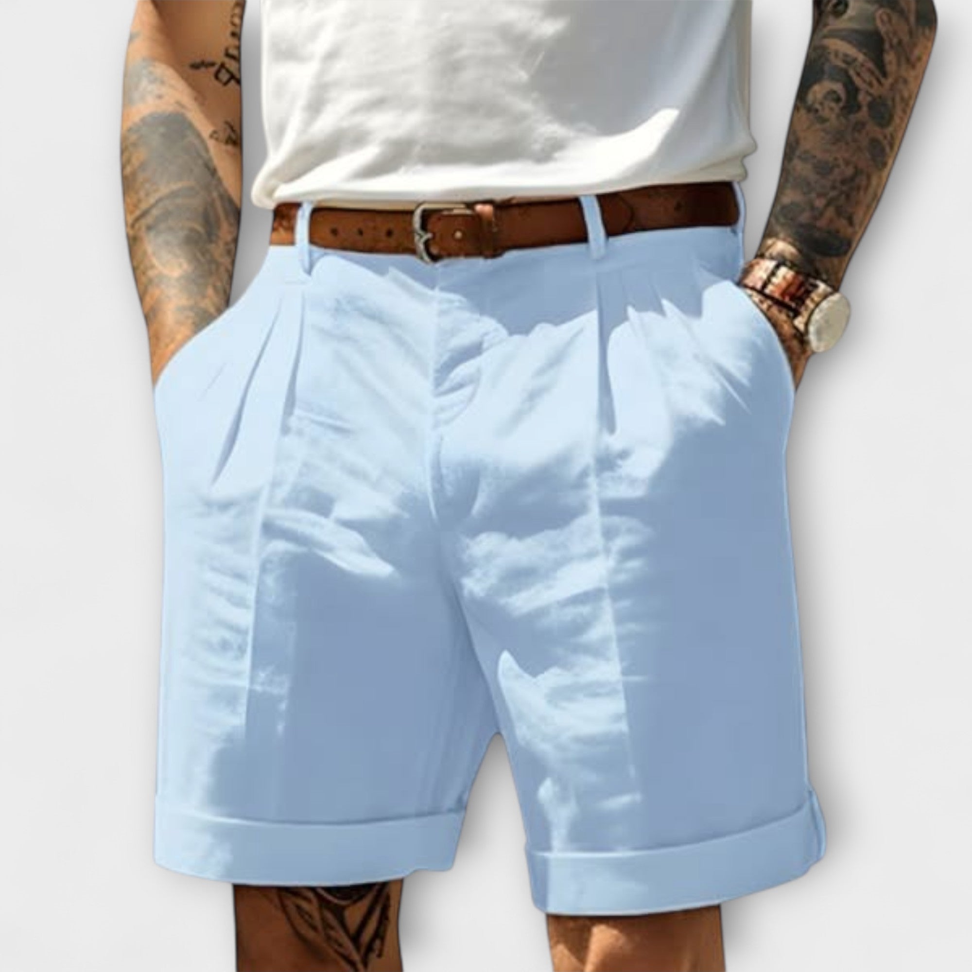 Elden™ | Elegant Cotton Bermuda Shorts