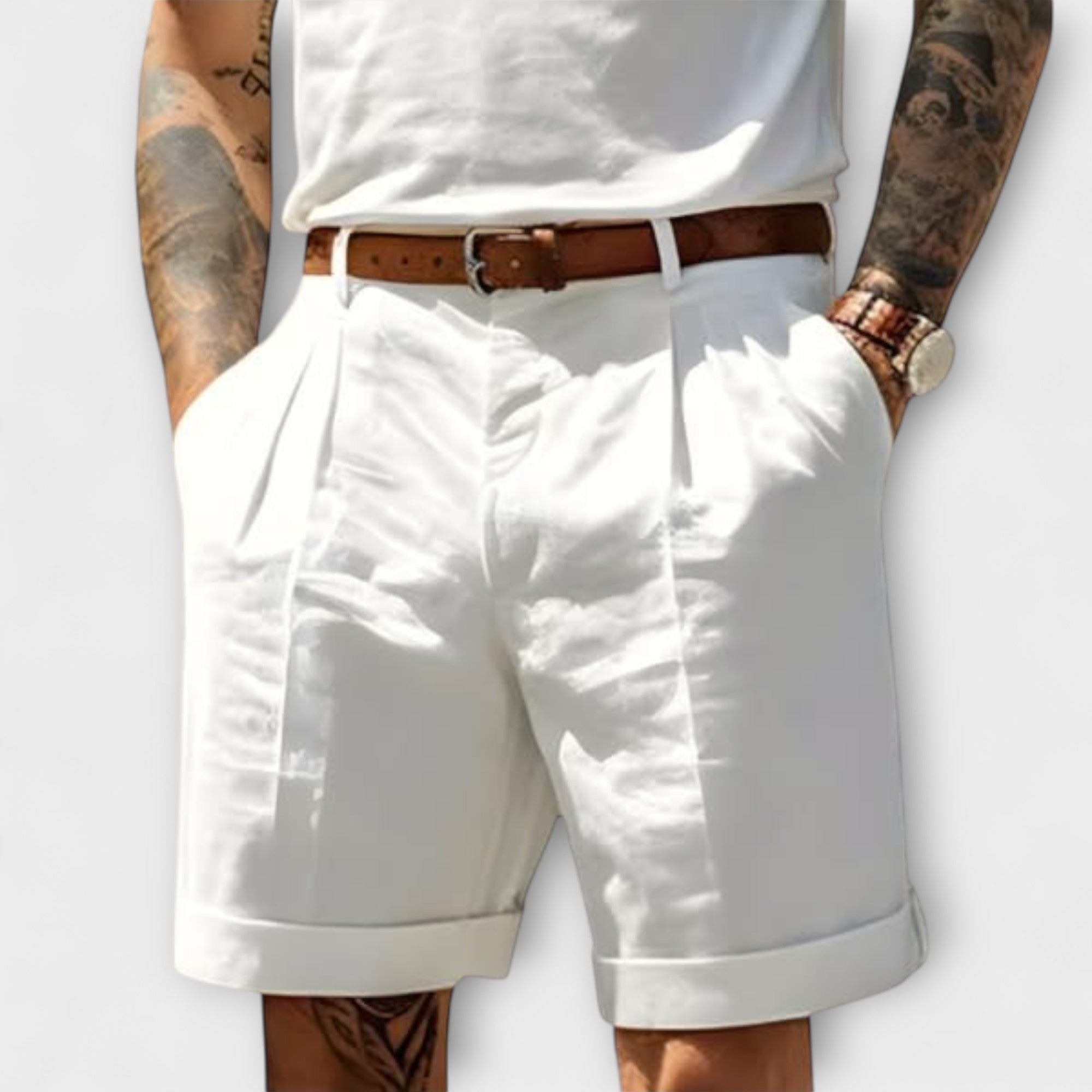Elden™ | Elegant Cotton Bermuda Shorts