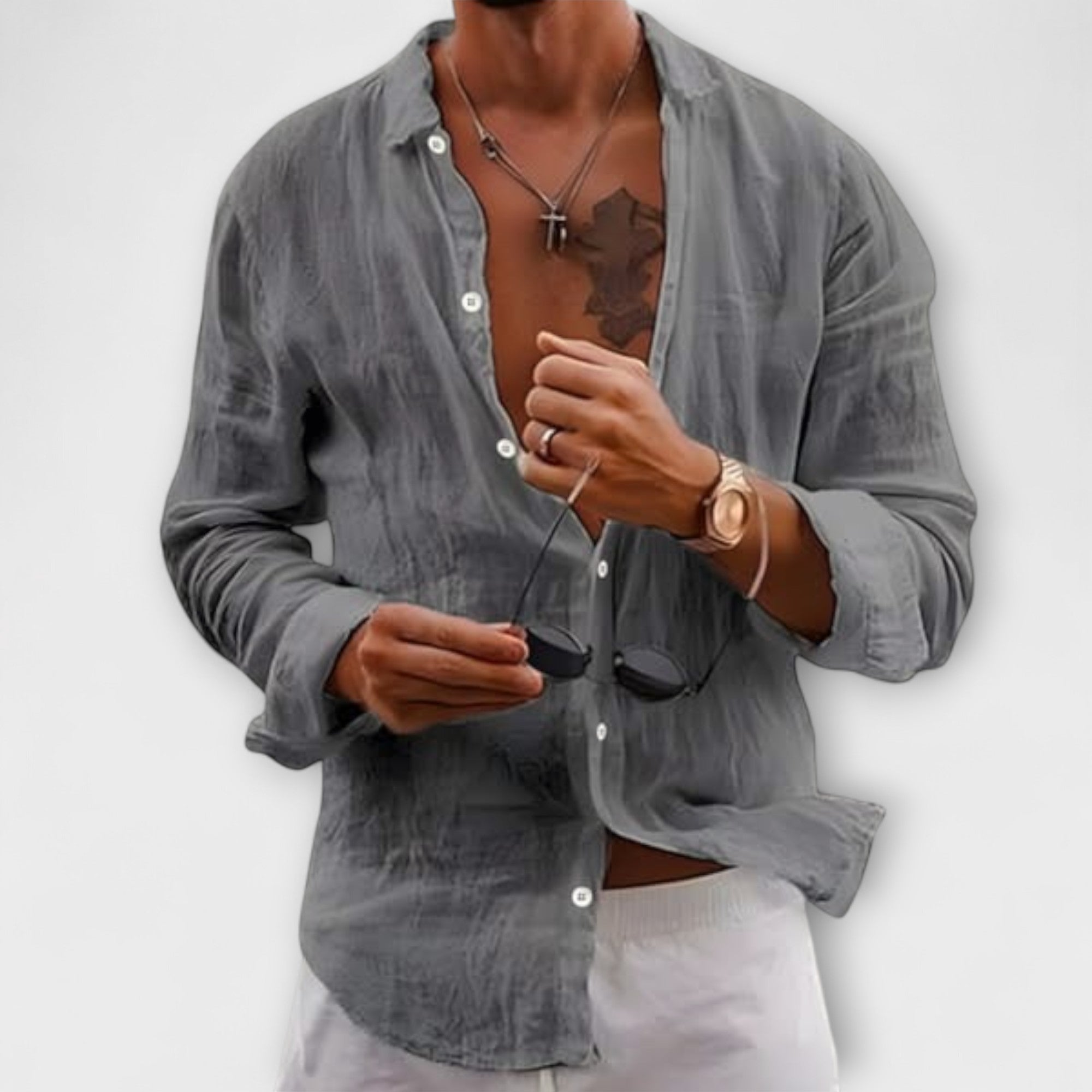 Elden™ | Natural Cotton Summer Shirt