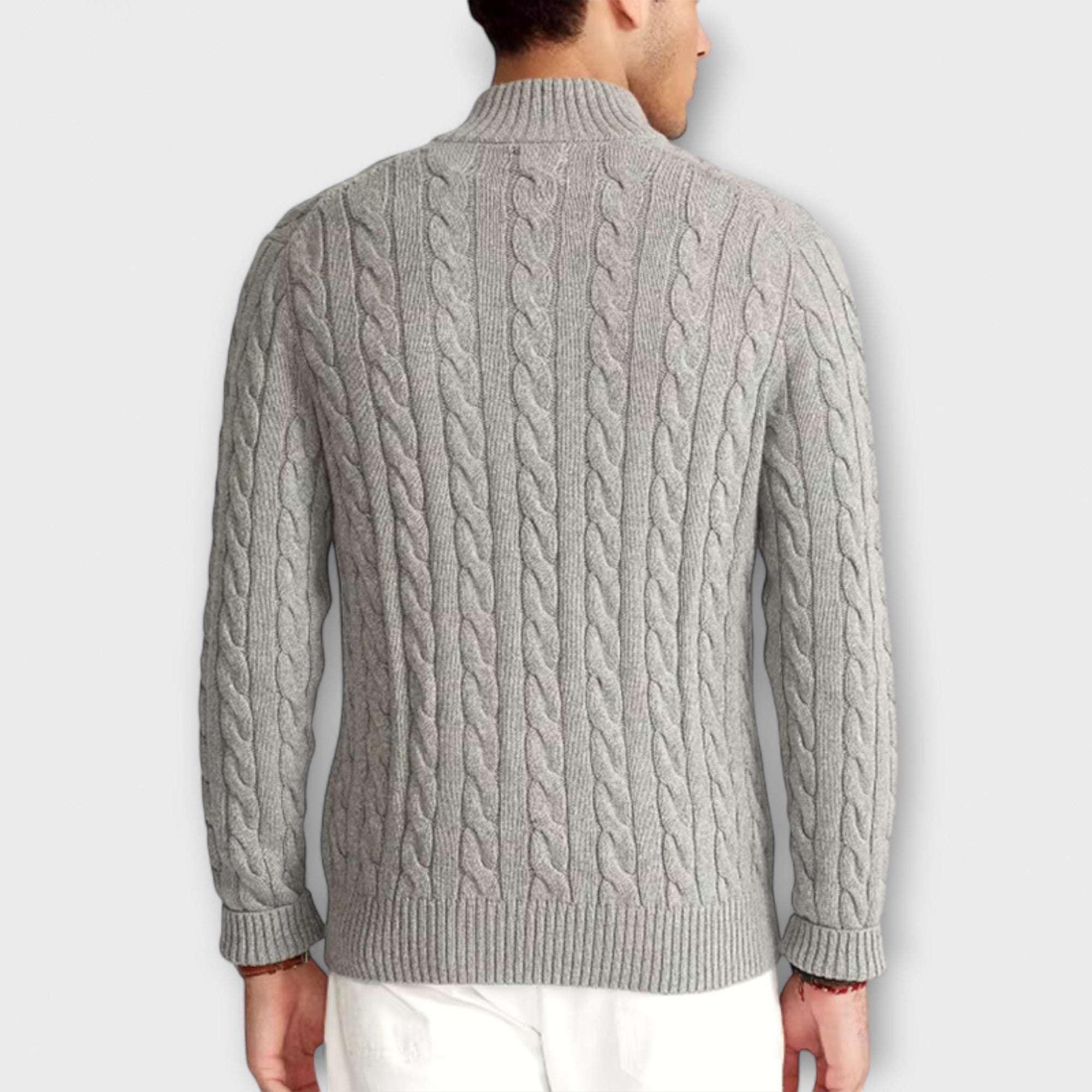Elden™ | Elegant Demi-Zip Jumper