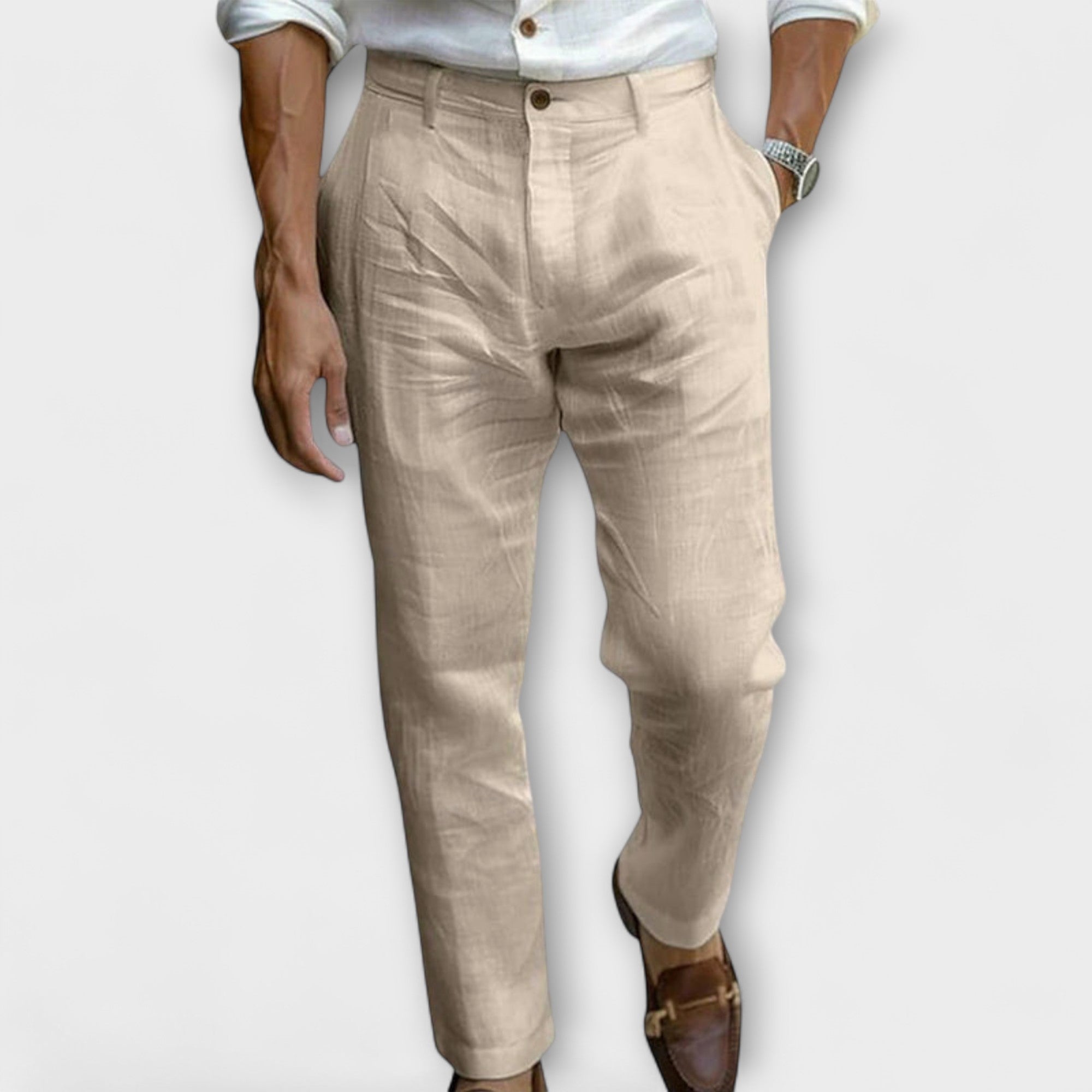 Elden™ | Elegant Linen Trousers
