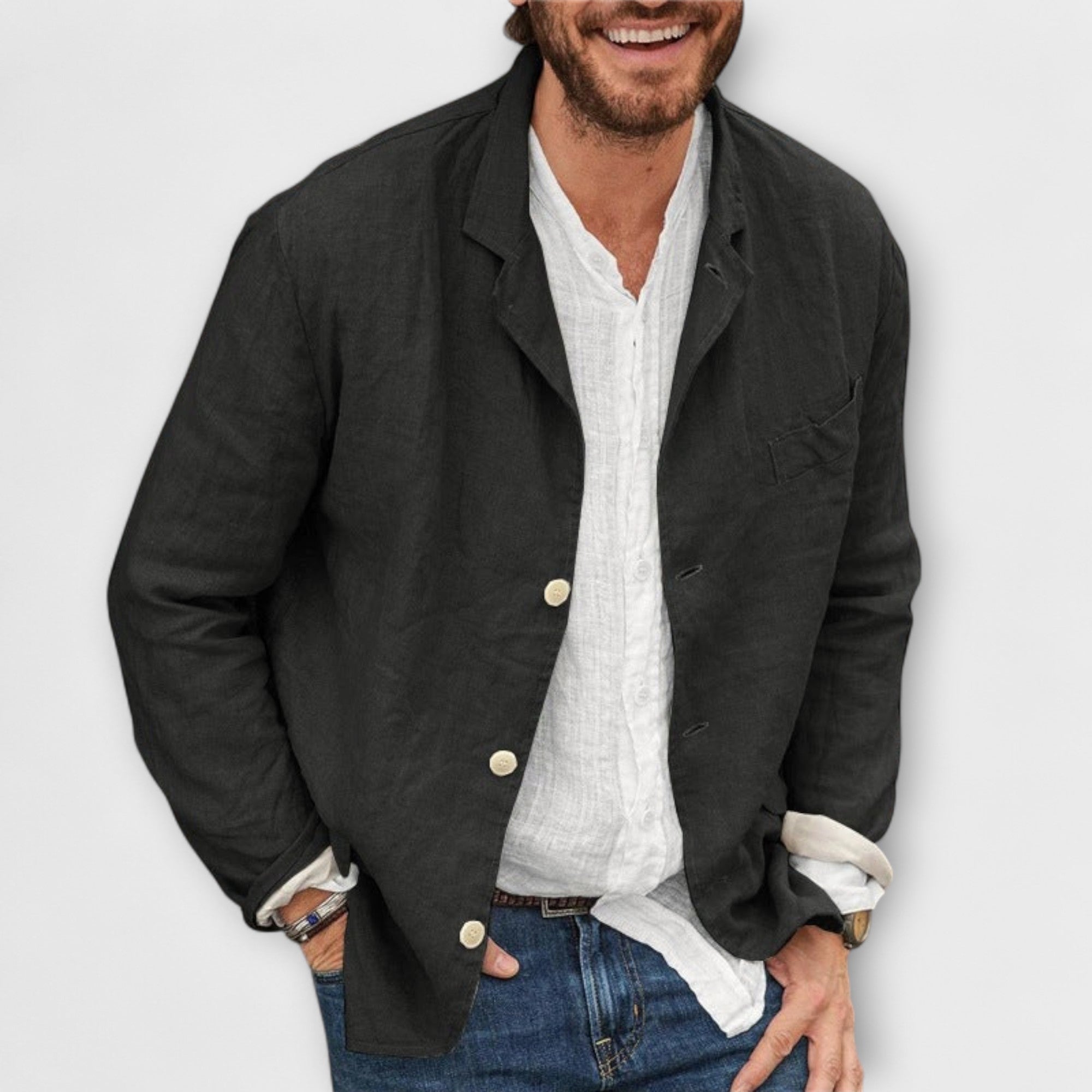 Elden™ | Lightweight Linen Jacket