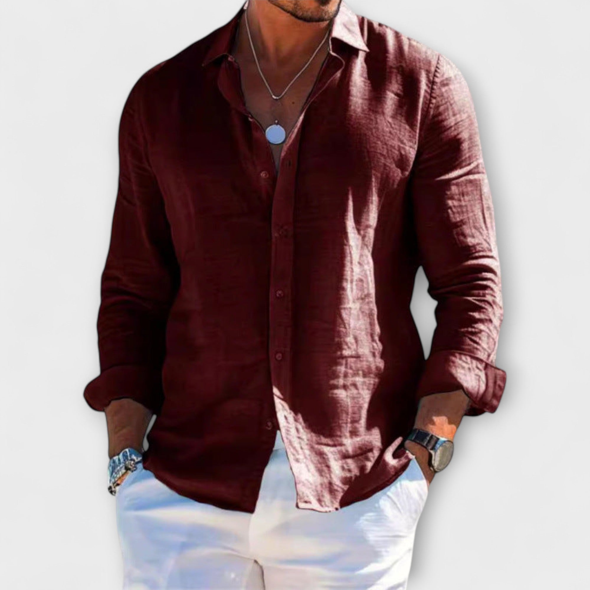 Elden™ | Elegant Long-Sleeve Shirt