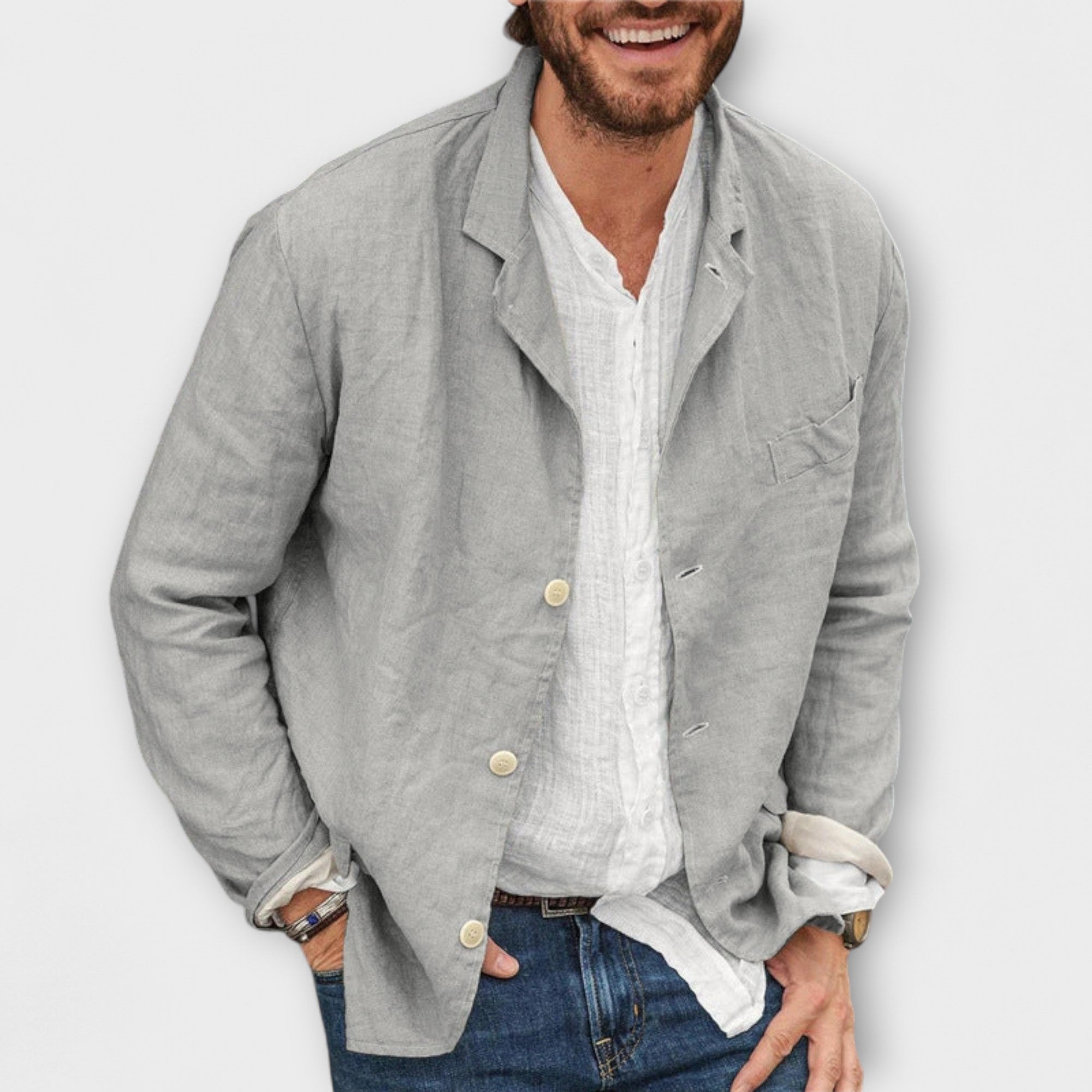 Elden™ | Lightweight Linen Jacket