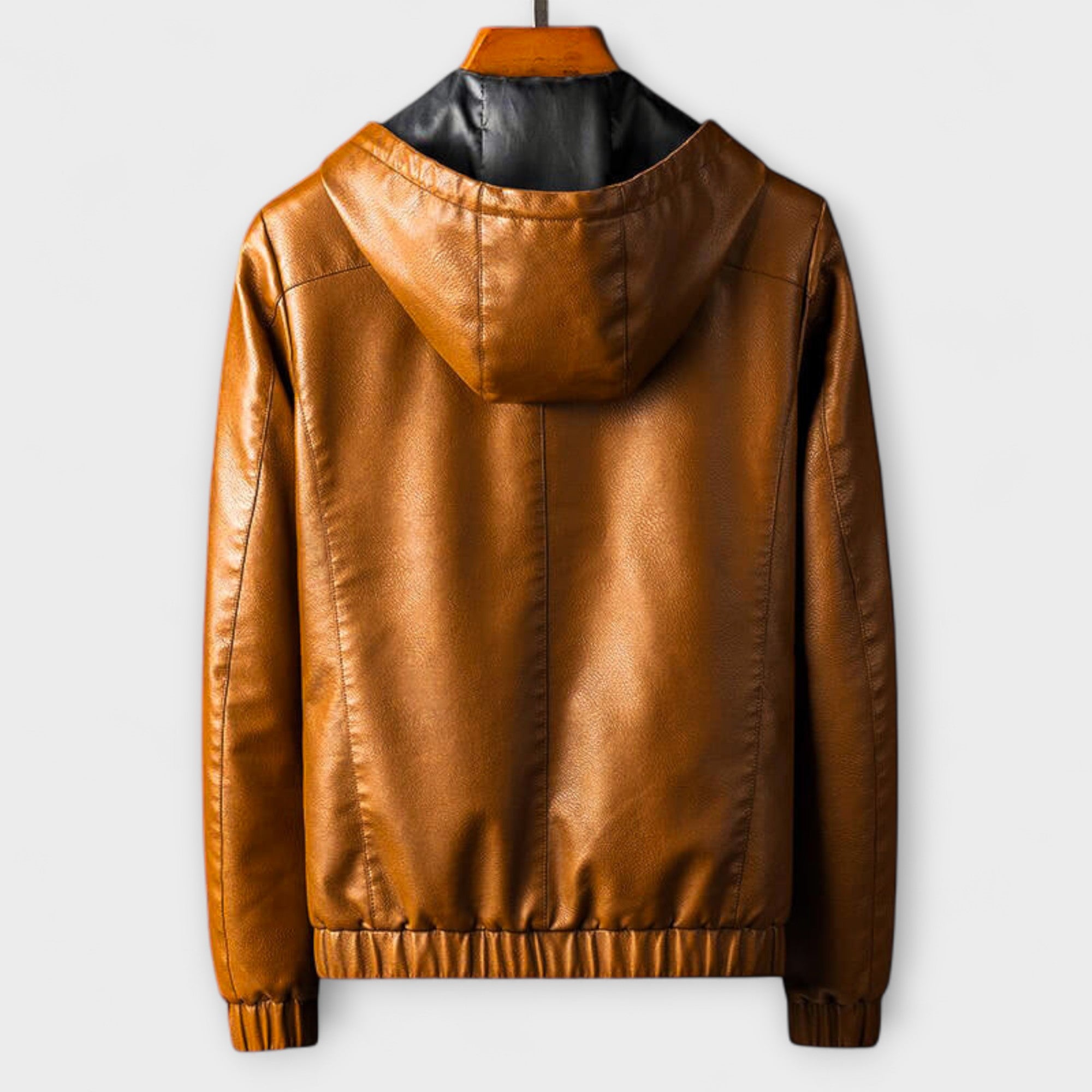 Elden™ | Hooded Eco-Leather Jacket