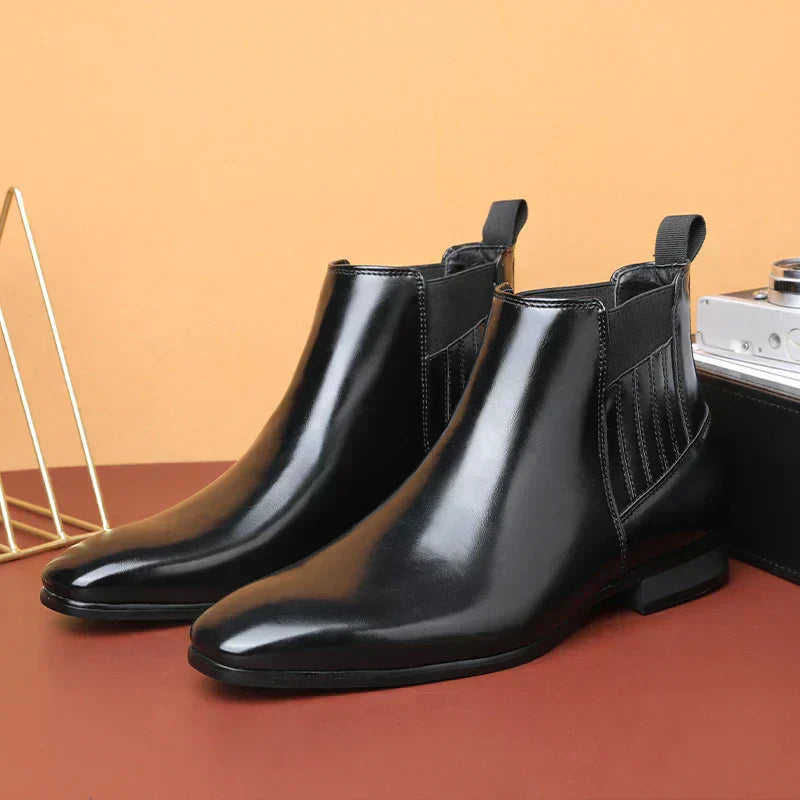 Elden™ | Faux Leather Ankle Boots