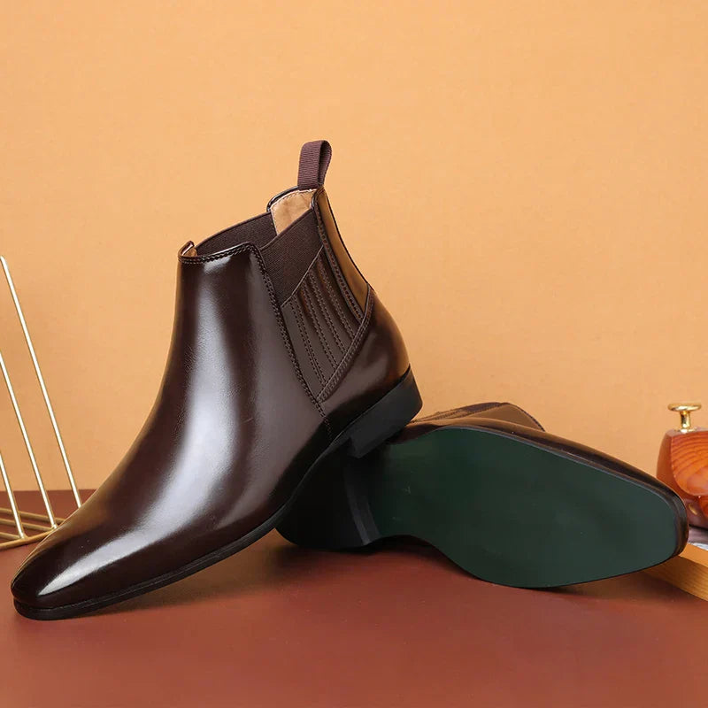 Elden™ | Faux Leather Ankle Boots