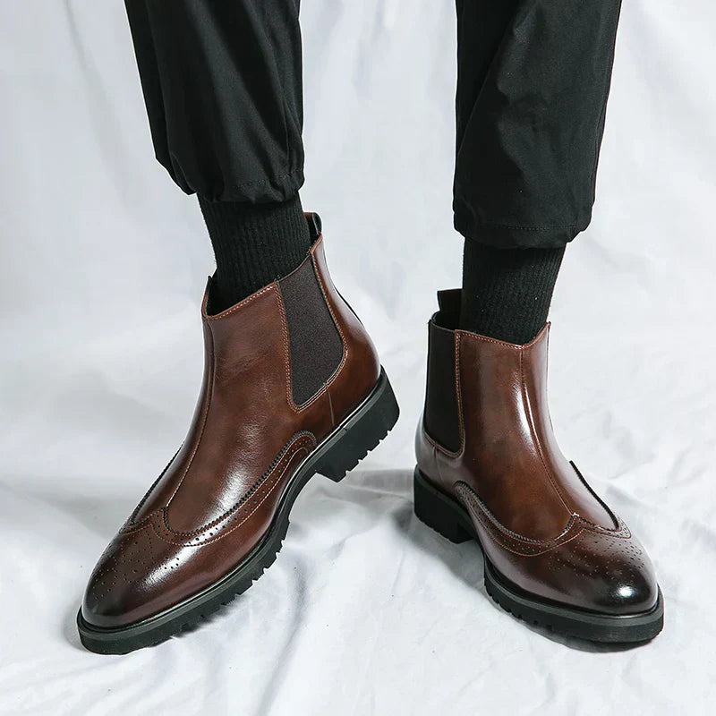 Elden™ | Faux Leather Chelsea Boots